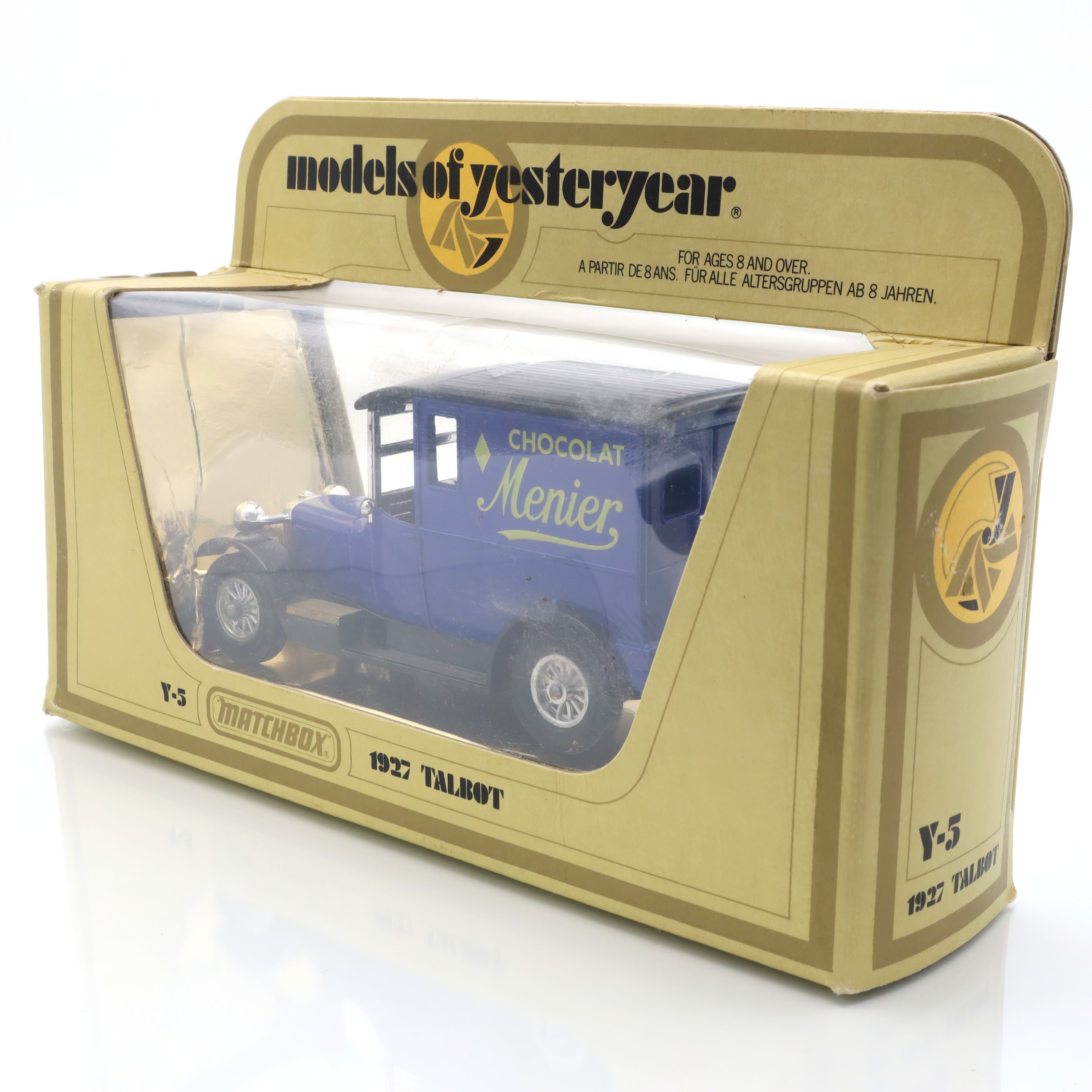 Y-5 Talbot Menier Van - Vintage Diecast Collectible - Classic Automobile Replica - Matchbox Models Of Yesteryear - 1920s Style Racing Car
