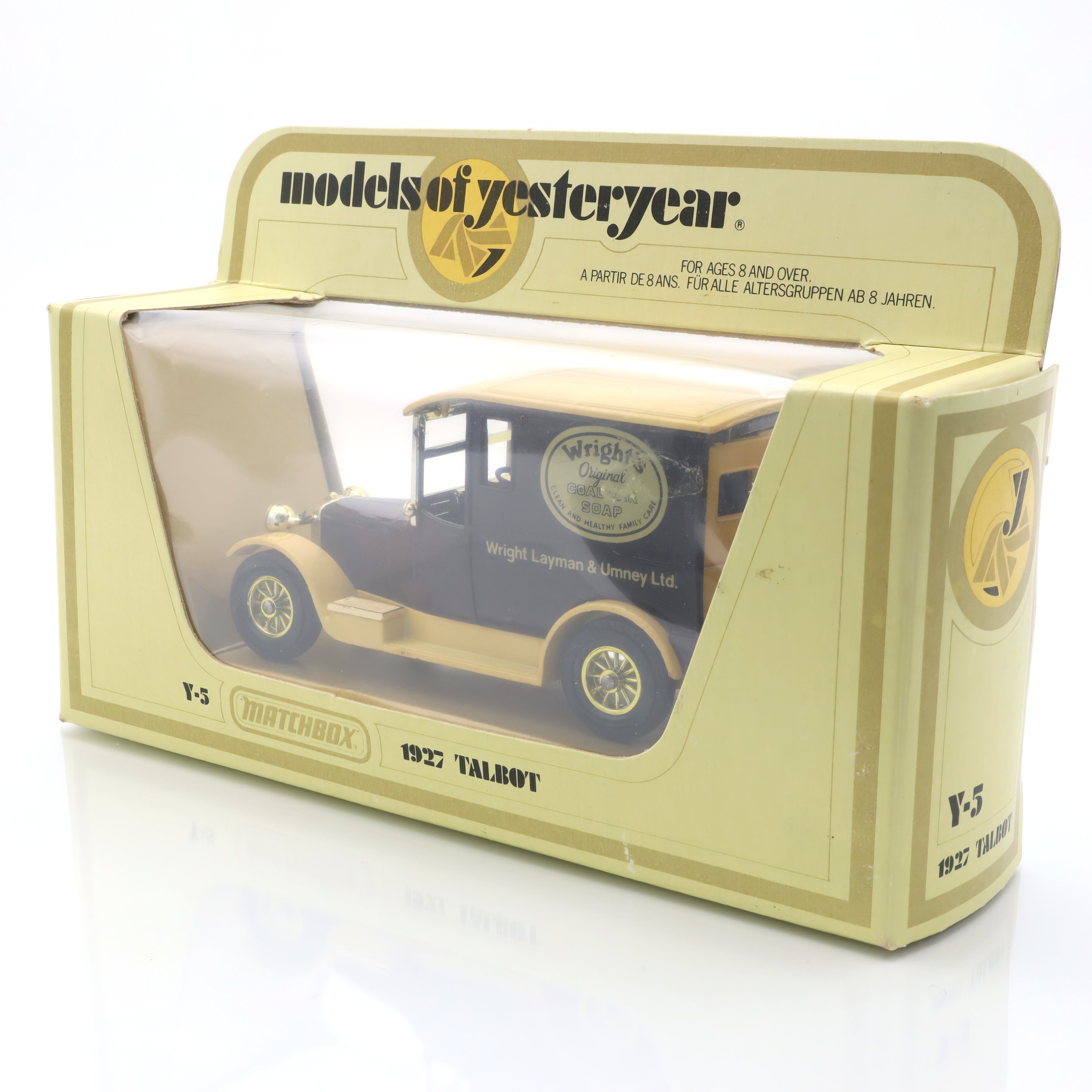 Y-5 1927 Talbot Wright’s Van - Diecast Model - Vintage Collectible - Rare Matchbox Edition - Classic Display Piece
