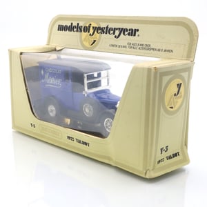 Y-5 1927 Talbot Menier Van - Vintage Diecast Collectible - Classic Advertising Vehicle - Rare Matchbox Model - Detailed Model Car