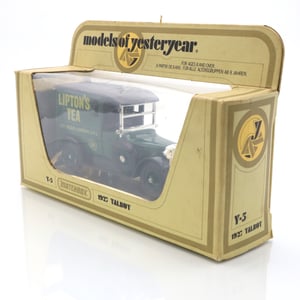 Y-5 Talbot Lipton’s Tea Van - Collectible Diecast Model - Vintage Delivery Vehicle - Classic Advertising Design - Rare Memorabilia