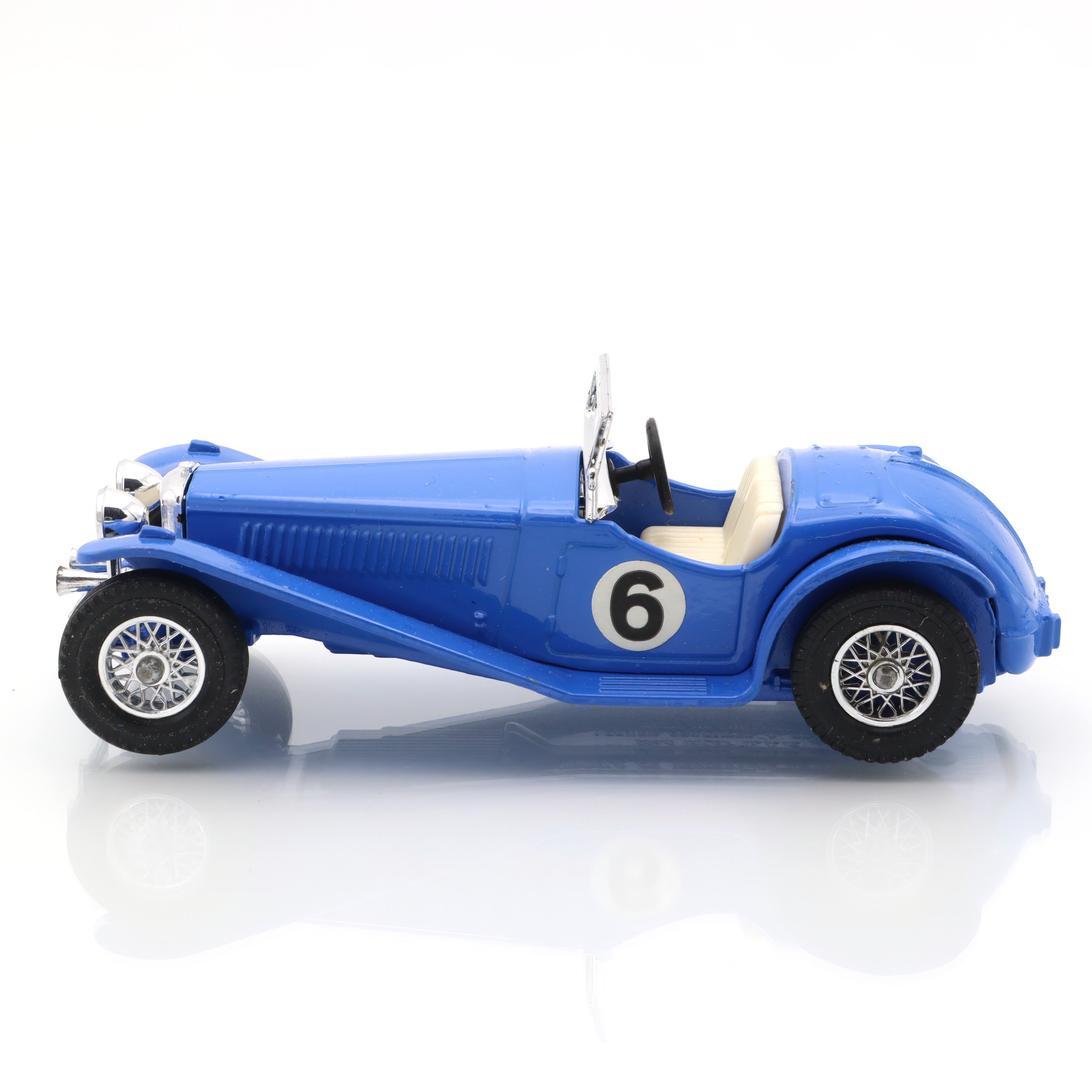 Y-3 1934 Riley MPH Blue Roadster - Diecast Collectible - Vintage Toy - Classic Car Replica - Collector’s Model - Retro Display Piece
