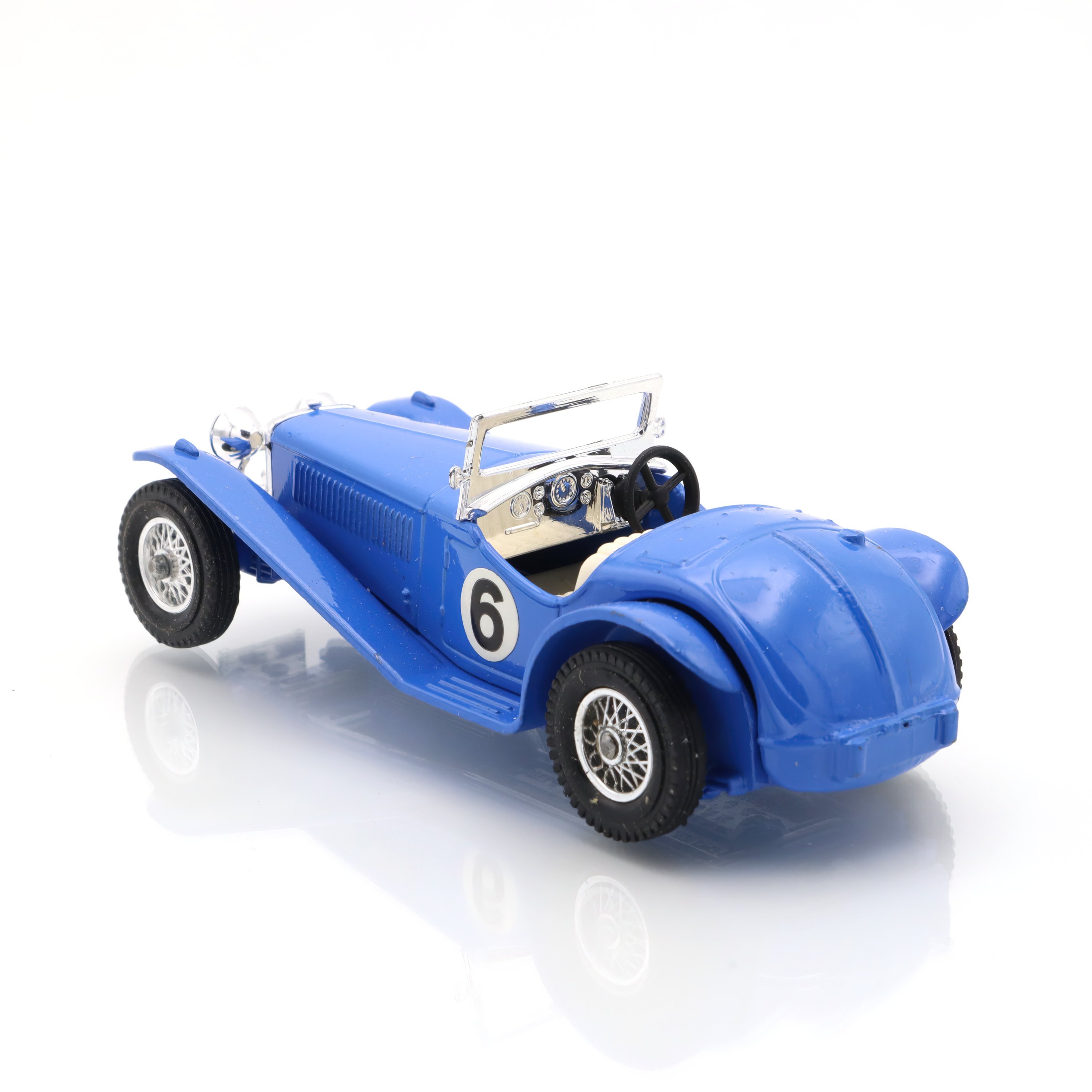 Y-3 1934 Riley MPH Blue Roadster - Diecast Collectible - Vintage Toy - Classic Car Replica - Collector’s Model - Retro Display Piece