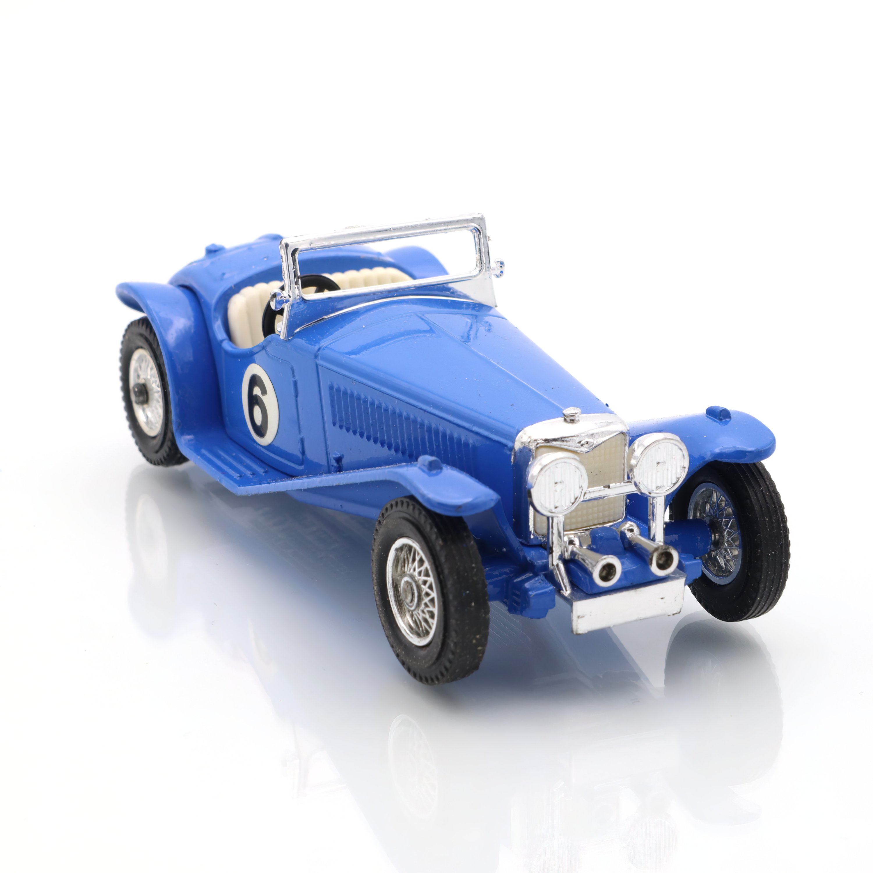Y-3 1934 Riley MPH Blue Roadster - Diecast Collectible - Vintage Toy - Classic Car Replica - Collector’s Model - Retro Display Piece