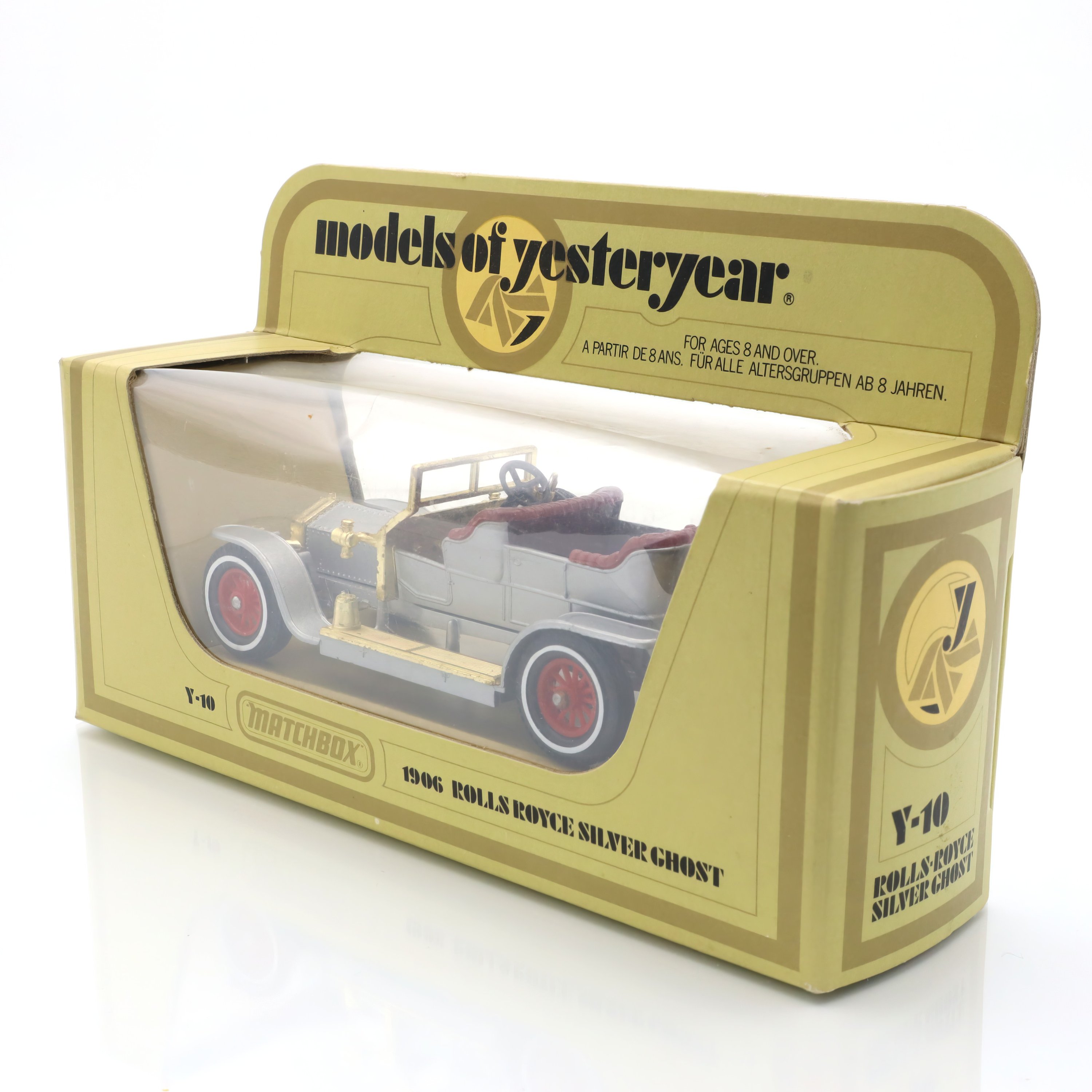 Y-10 1906 Rolls Royce Silver Ghost - Vintage Diecast Collectible - Classic Automobile Miniature - Antique Toy Car Replica