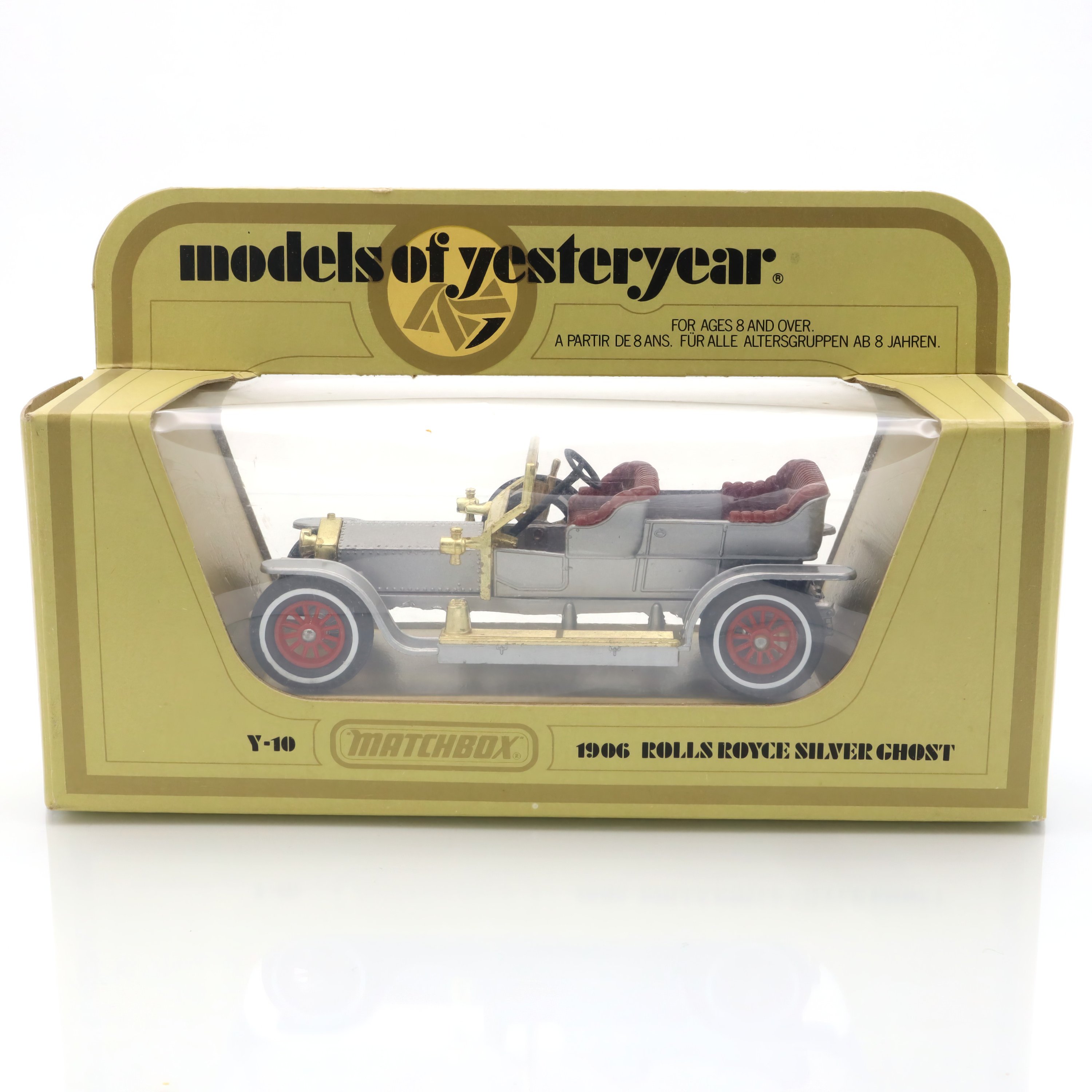 Y-10 1906 Rolls Royce Silver Ghost - Vintage Diecast Collectible - Classic Automobile Miniature - Antique Toy Car Replica