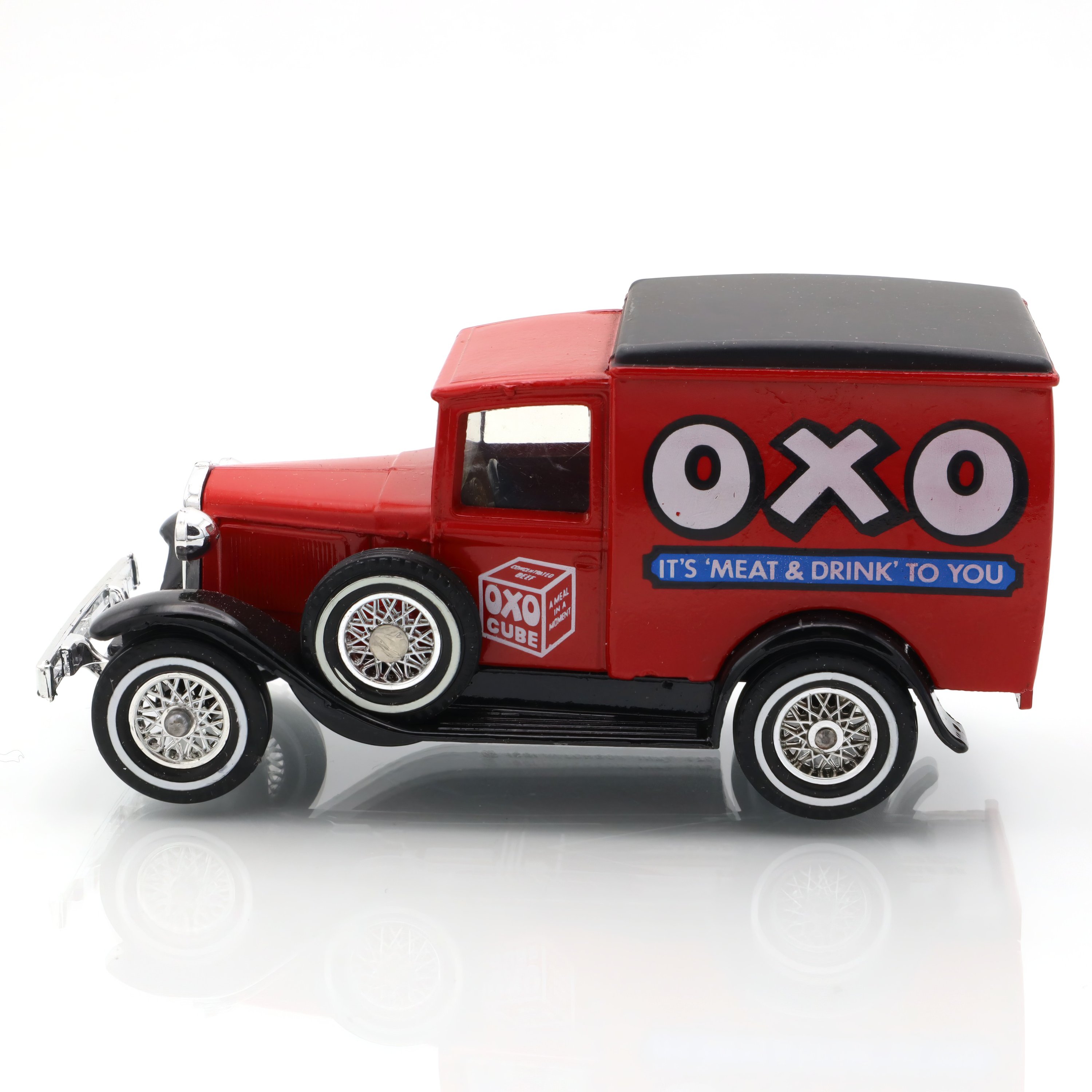 Y-22 1930 Ford A OXO Van - Vintage Diecast Collectible - Rare Antique Toy Car - Classic Advertising Model - Display Ready