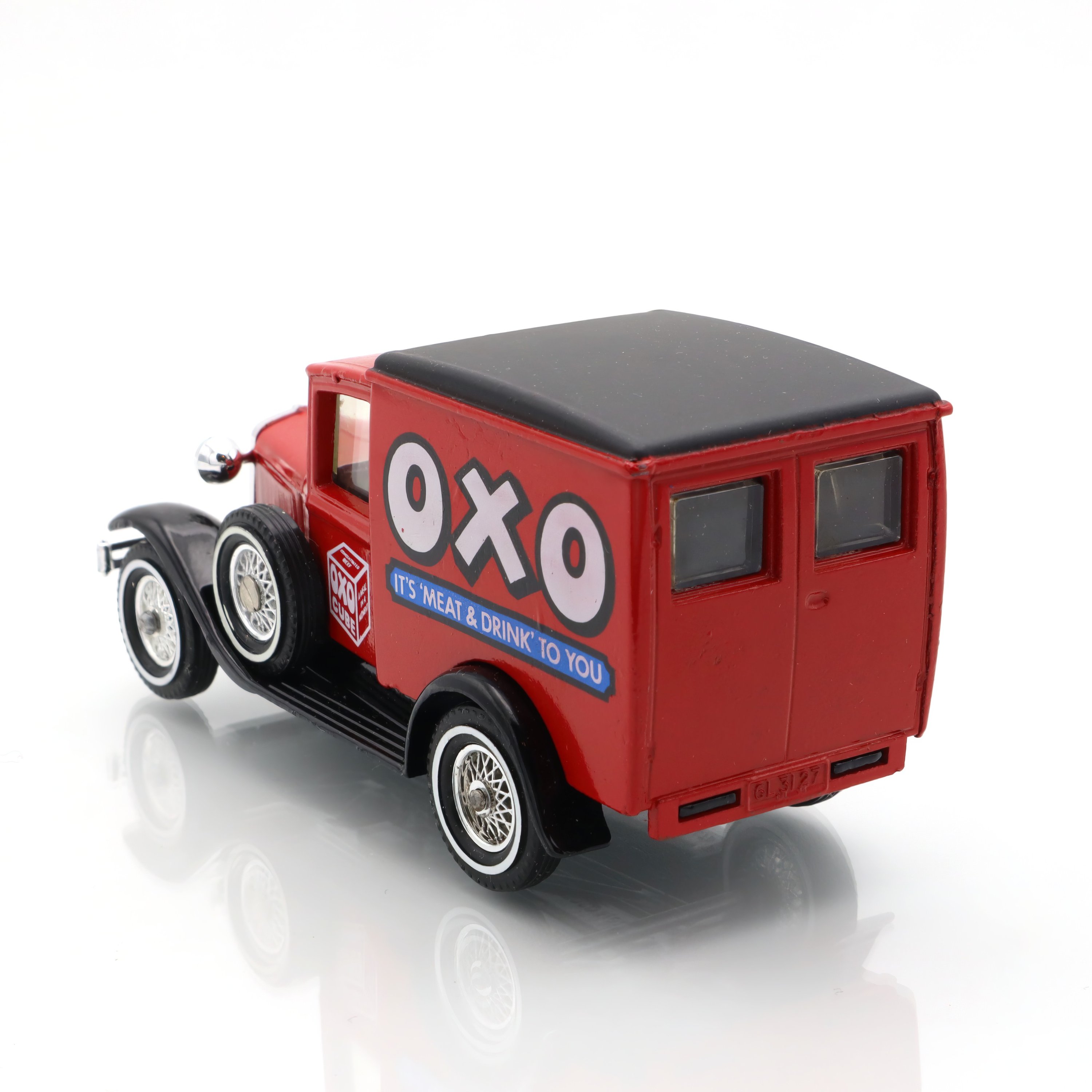 Y-22 1930 Ford A OXO Van - Vintage Diecast Collectible - Rare Antique Toy Car - Classic Advertising Model - Display Ready