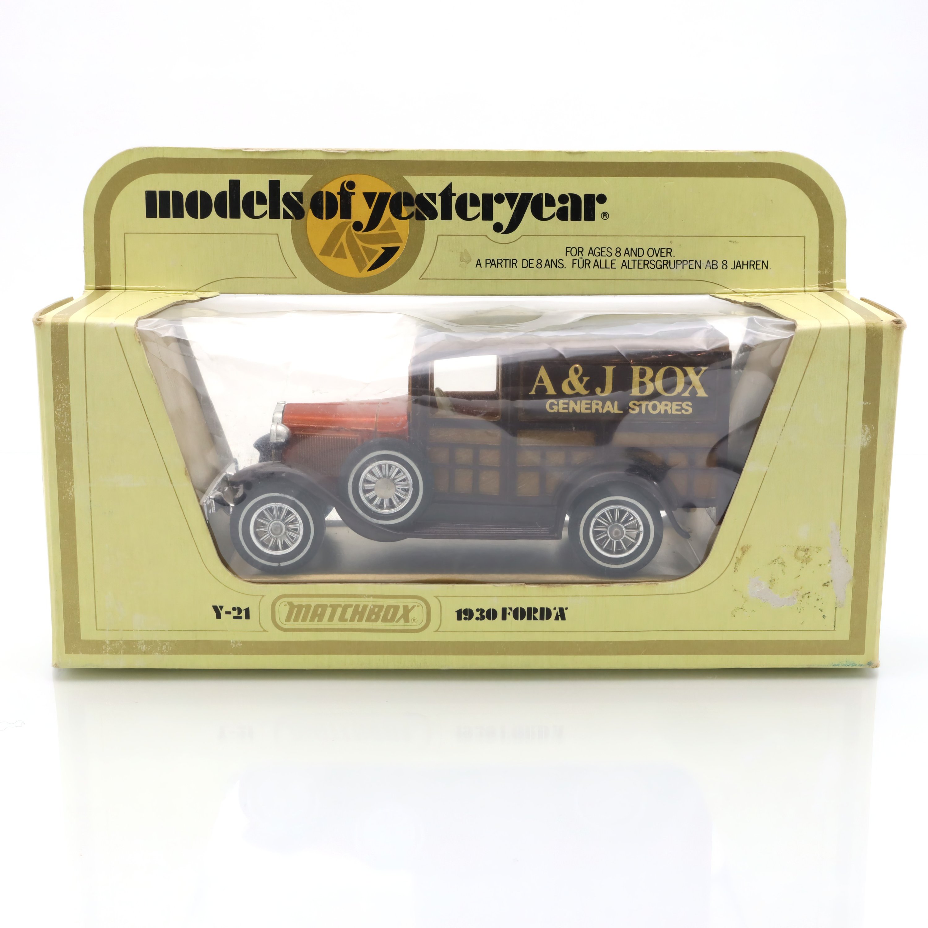 Y-21 1930 Ford A General Stores Van - Diecast Collectible - Vintage Toy Vehicle - Classic Model Truck - Limited Edition Replica