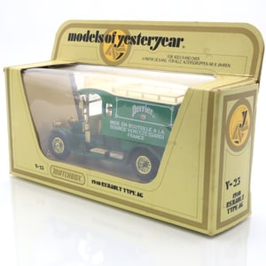 Y-25 1910 Renault Type AG Perrier Van - Vintage Delivery Vehicle - Collectible Diecast Model - French Advertising Transport
