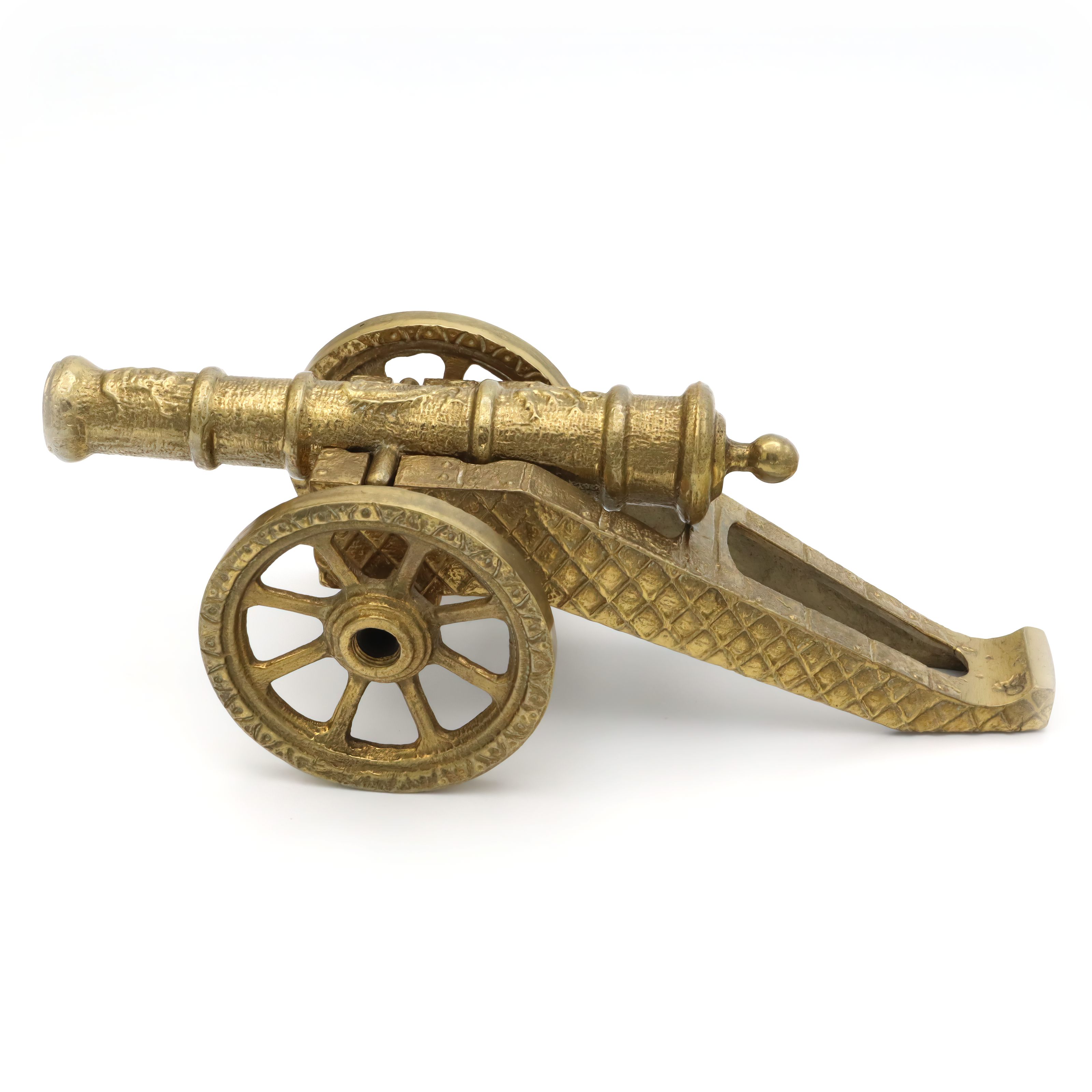 Bronze Cannon Statue Detailed View Thumbnail for Bronze Cannon Statue - Military Decor - Vintage Bronze Art - Historical Cannon Sculpture - Antique Reproduction Cannon - War Memorabilia