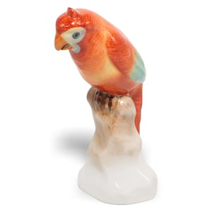 herend-porcelain-figurine-parrot-hand-painted-collectible-01