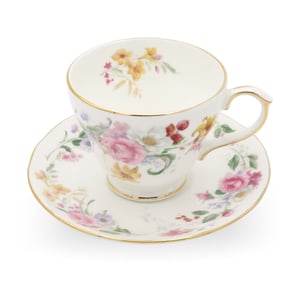 Duchess Memories 630 Cup With Saucer - Fine Bone China - English Floral Teacup - Vintage England Teacup Set