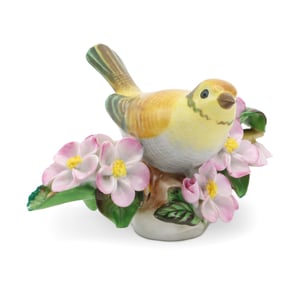 Herend Hand Painted Yellow Porcelain Bird - Vintage Hungarian Figurine - Collectible Herend Bird Statue - Herend Animal Decor Herend Hand Painted Yellow Porcelain Bird - Vintage Hungarian Figurine - Collectible Herend Bird Statue - Herend Animal Decor
