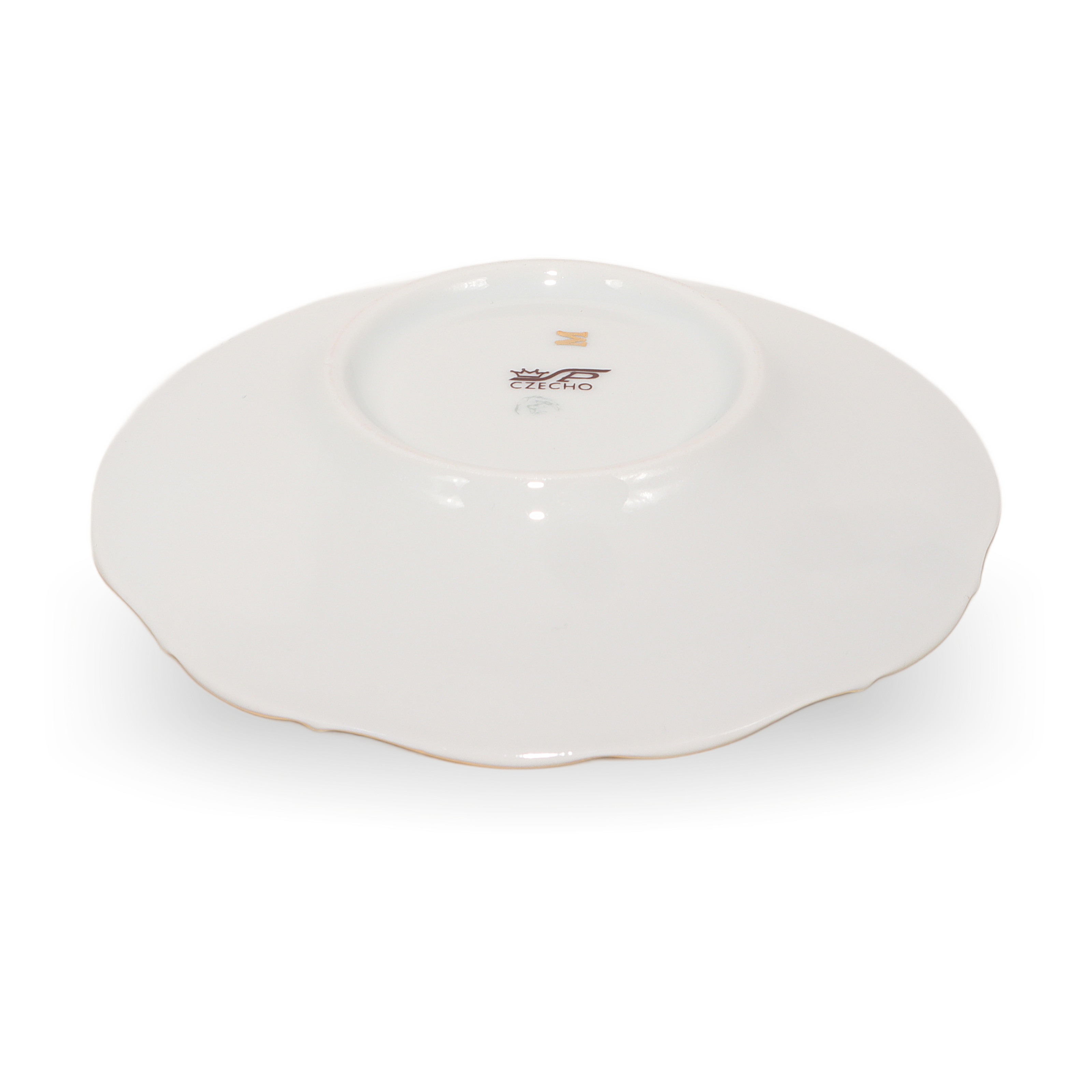 Vintage Czech Teacup Set - Art Deco - Iridescent Finish Thumbnail for Vintage Czech Teacup Set - Art Deco - Iridescent Finish