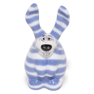 Goebbel Bunny Salt Shaker - Vintage German Porcelain - Hare Figurine