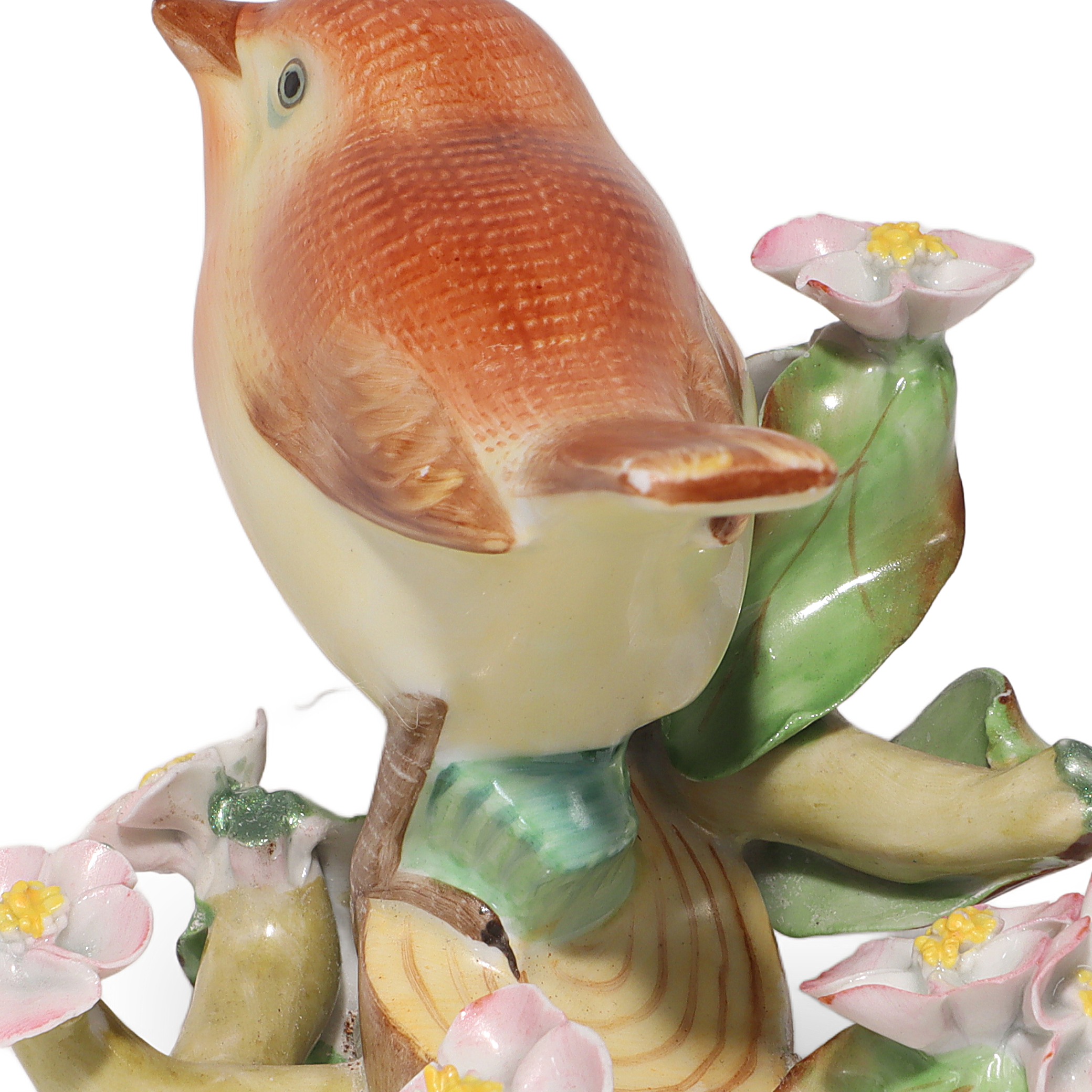 Herend Robin Bird Figurine Detailed View Thumbnail for Herend Robin Bird Figurine - Hand Painted - Porcelain Collectible - Vintage Home Decor