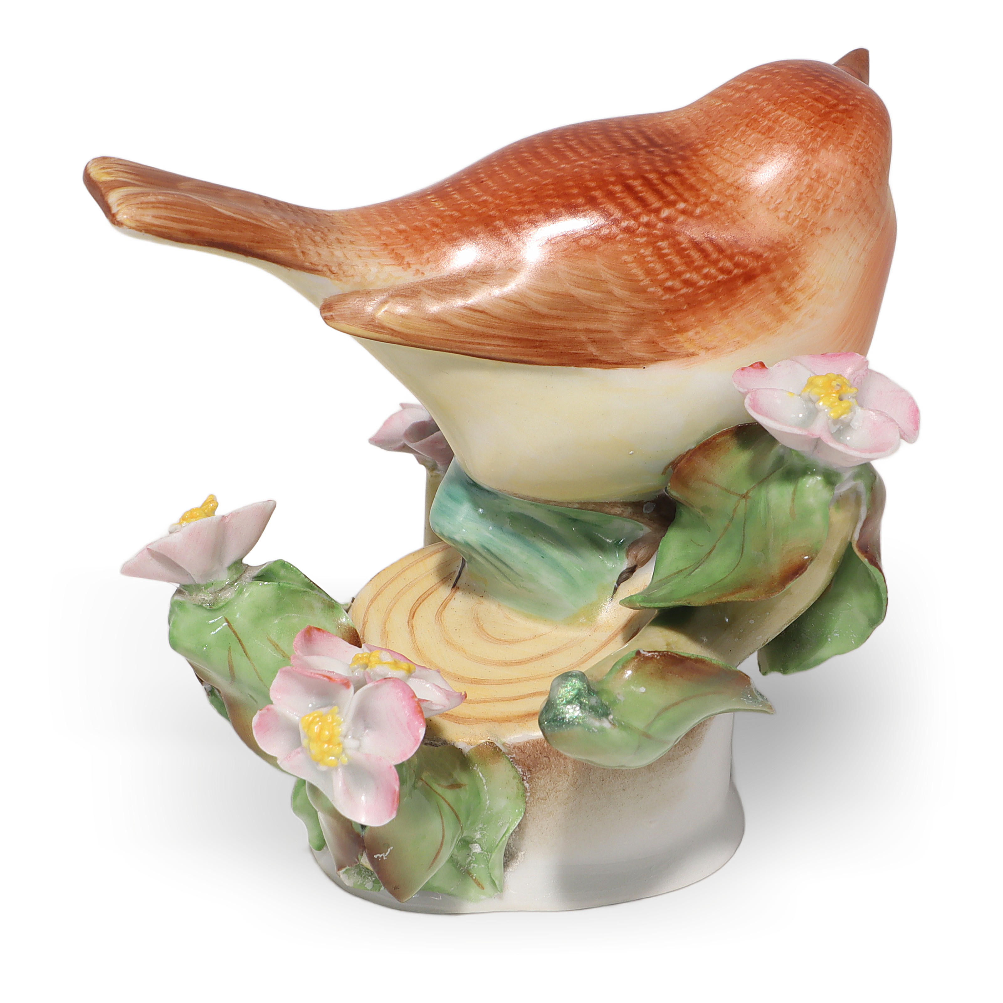 Herend Robin Bird Figurine Detailed View Thumbnail for Herend Robin Bird Figurine - Hand Painted - Porcelain Collectible - Vintage Home Decor