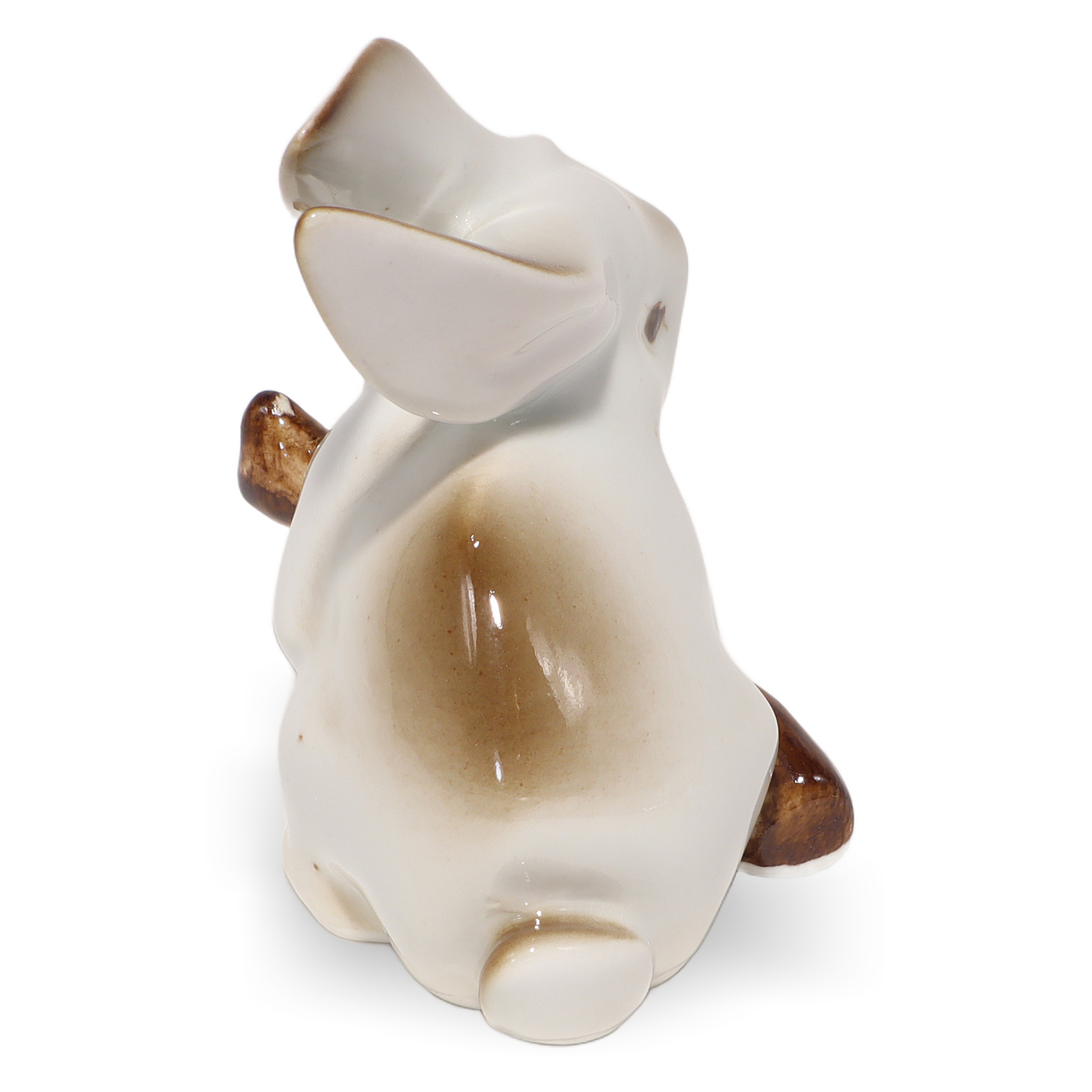 Thumbnail for Vintage Zsolnay Porcelain Bunny Figurine - Hungarian Hand Painted Hare Statuette