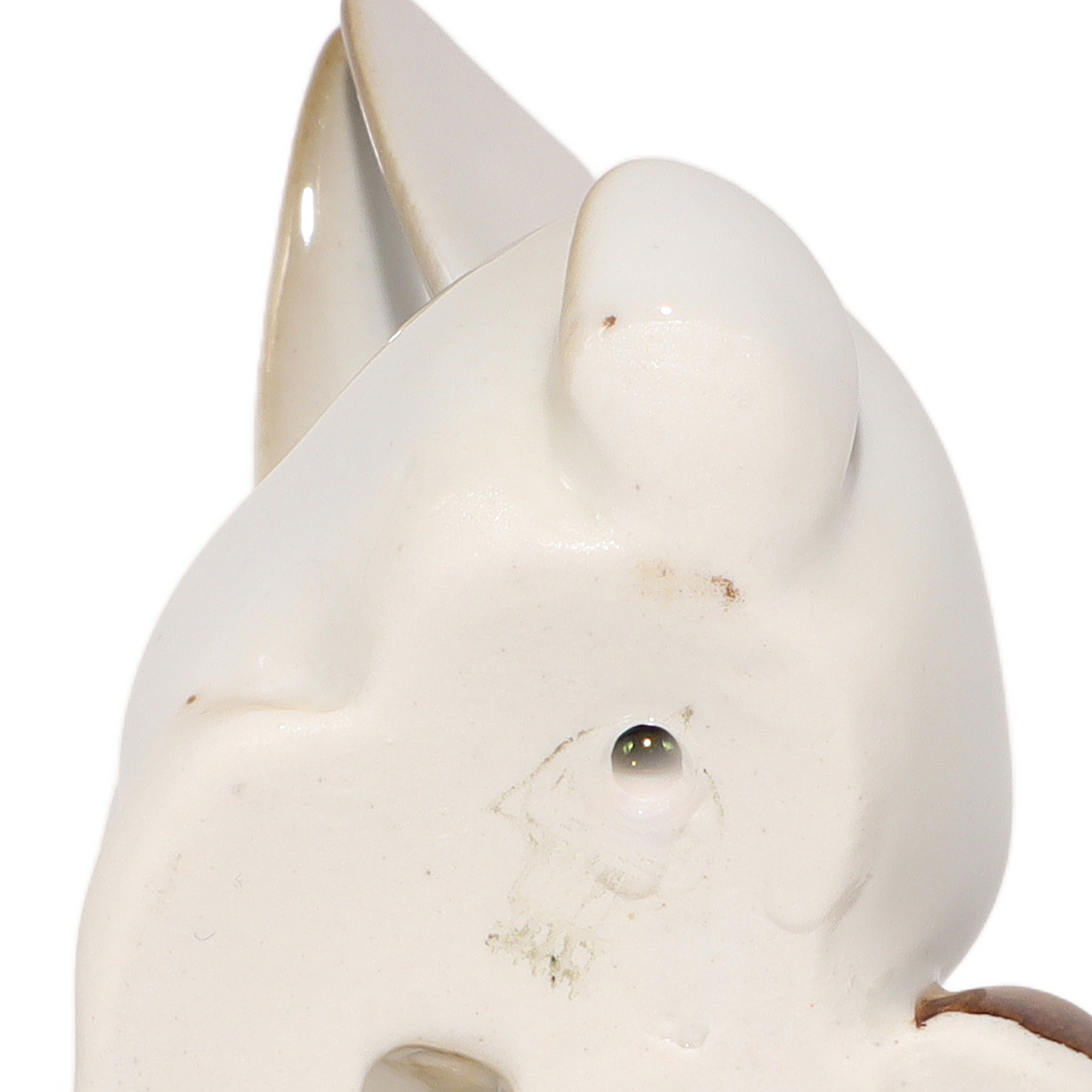 Thumbnail for Vintage Zsolnay Porcelain Bunny Figurine - Hungarian Hand Painted Hare Statuette