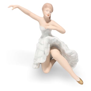 Wallendorf ballerina porcelain figurine art deco dancer collectible detailed sculpture