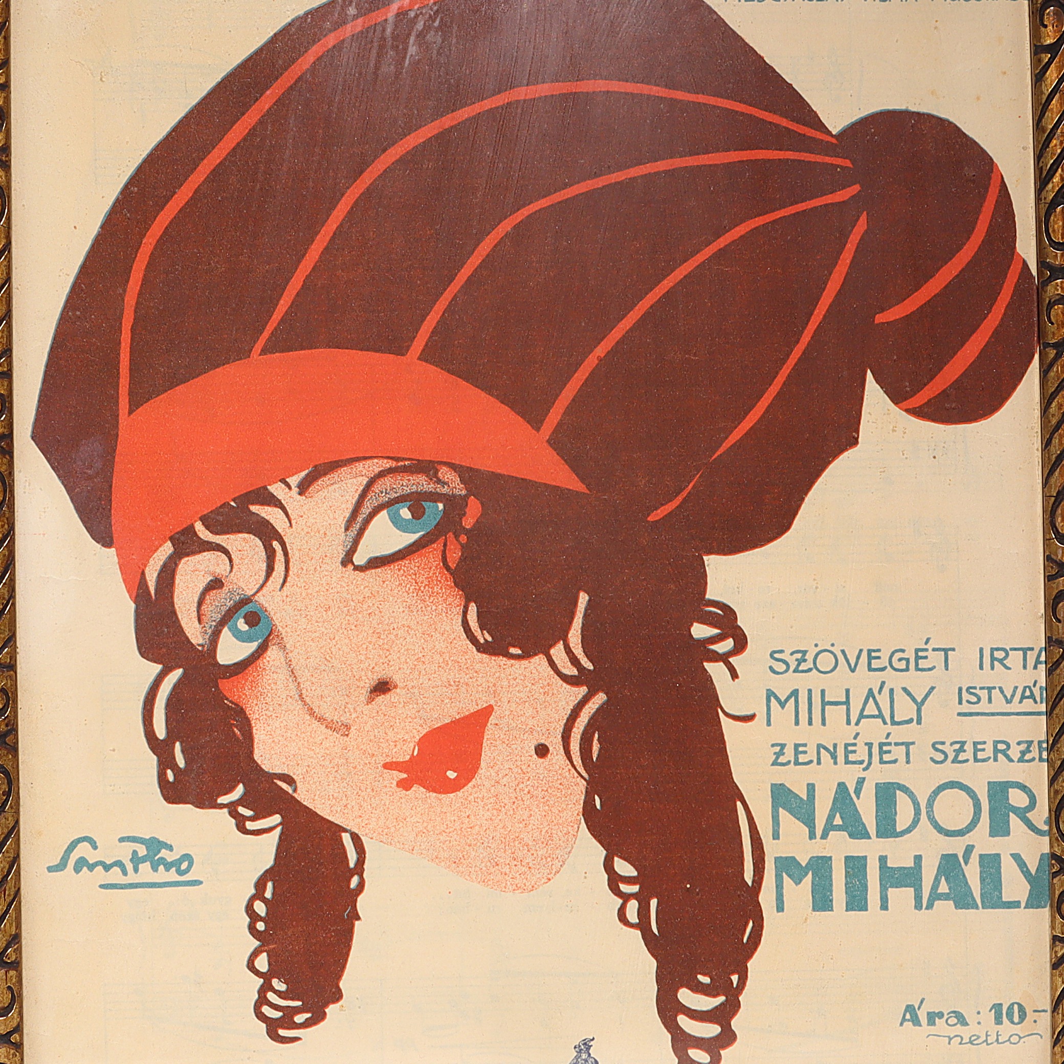 Art Deco Theater Poster Antique Advertisement Close Up Thumbnail for Art Deco Poster Antique Theater Advertisement - 1920s Playbill - Vintage Wall Art