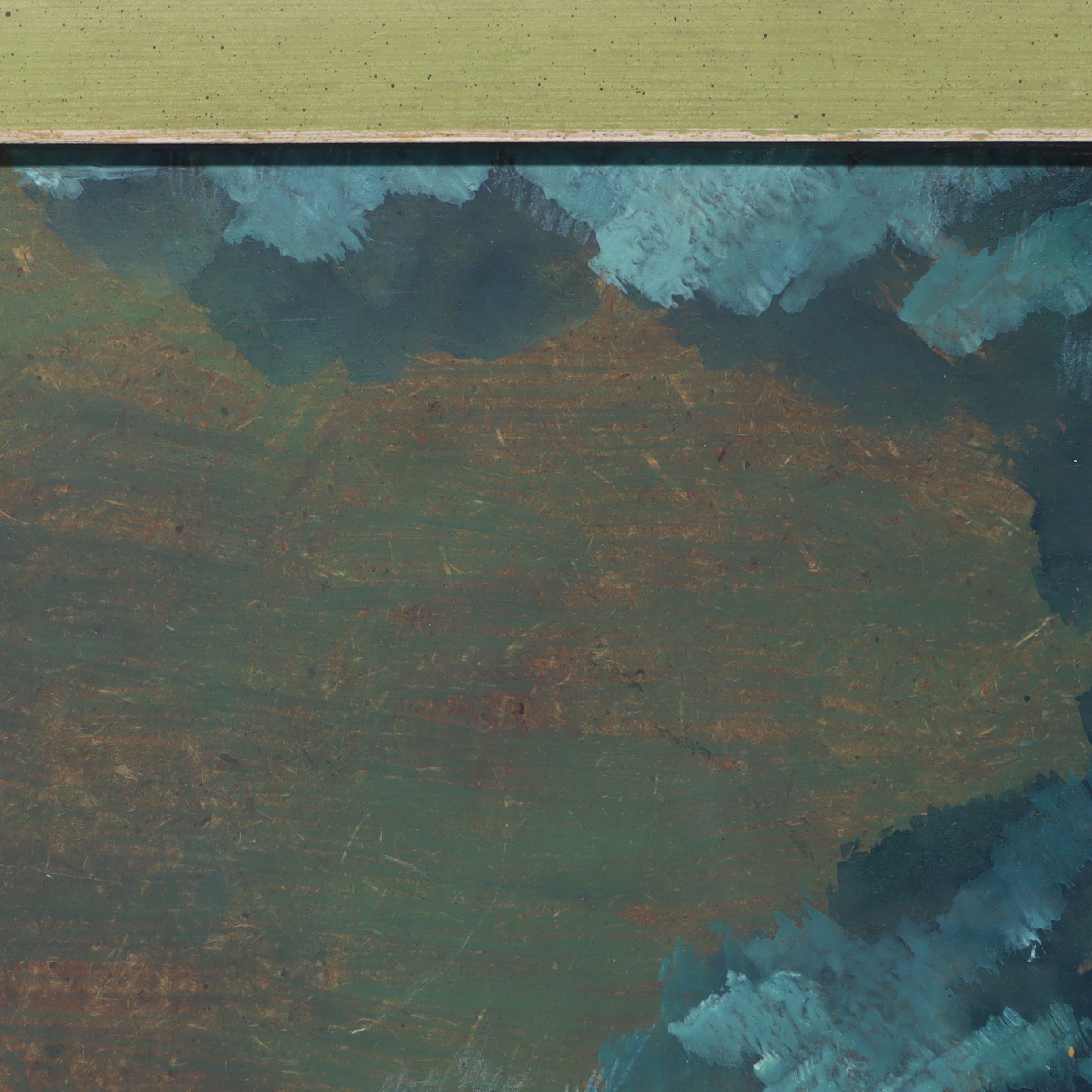 Thumbnail for Bor Vintage Abstract Landscape - Oil Painting Signed Mid Century Modern Art