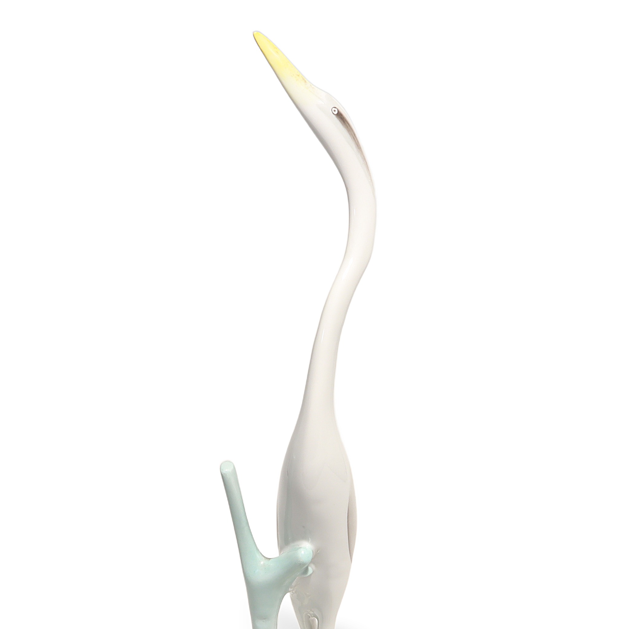 Thumbnail for Aquincum Porcelain Figurine Heron Bird Vintage Collectible Sculpture