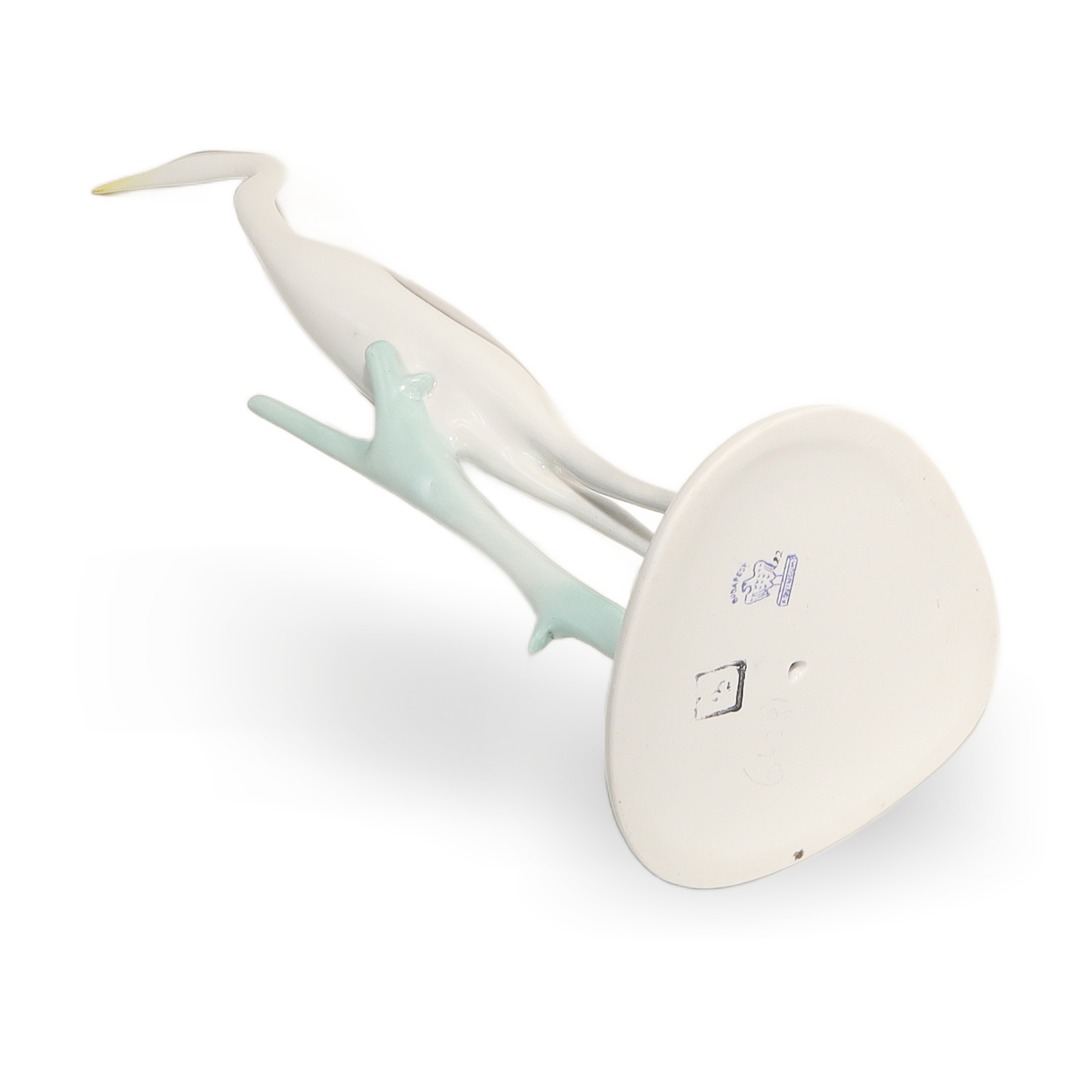 Thumbnail for Aquincum Porcelain Figurine Heron Bird Vintage Collectible Sculpture