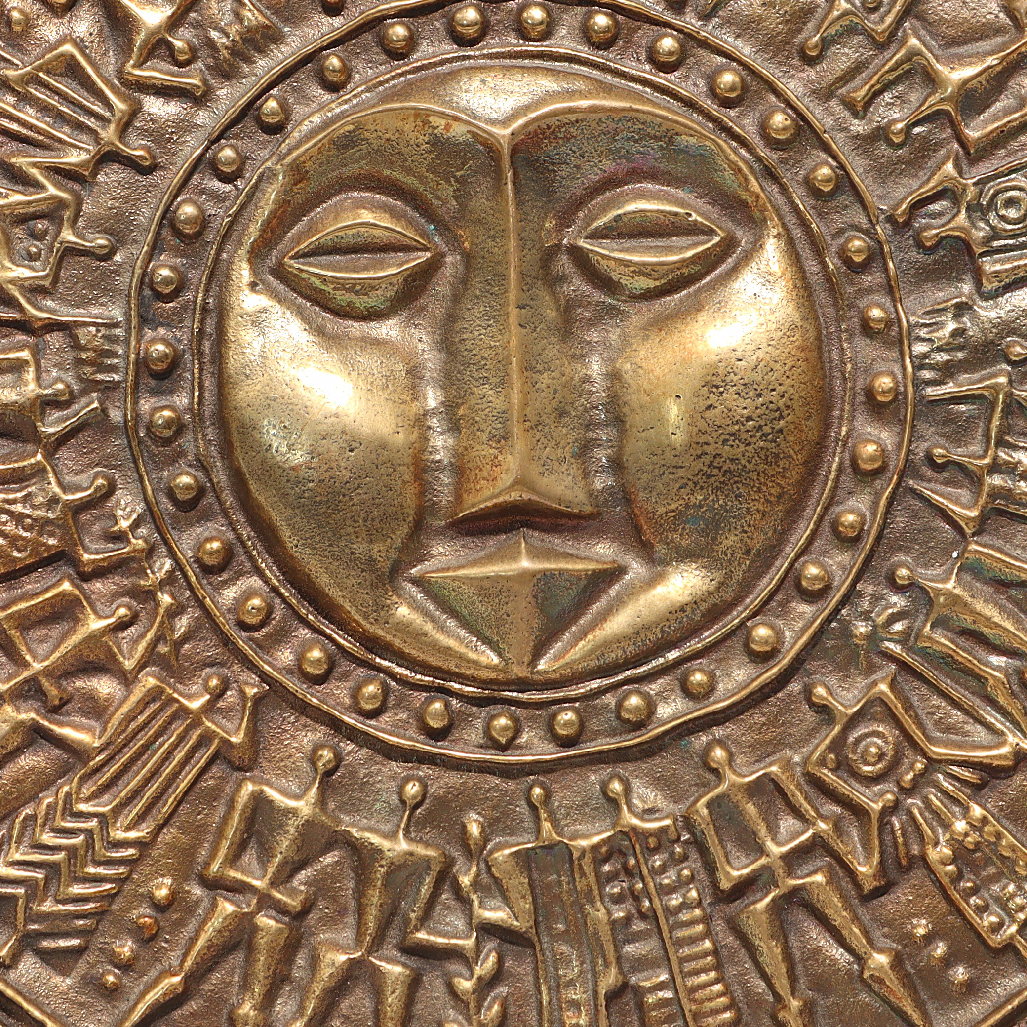 Thumbnail for Heavy Bronze Relief Vintage Papp Zoltan Hand Made Original