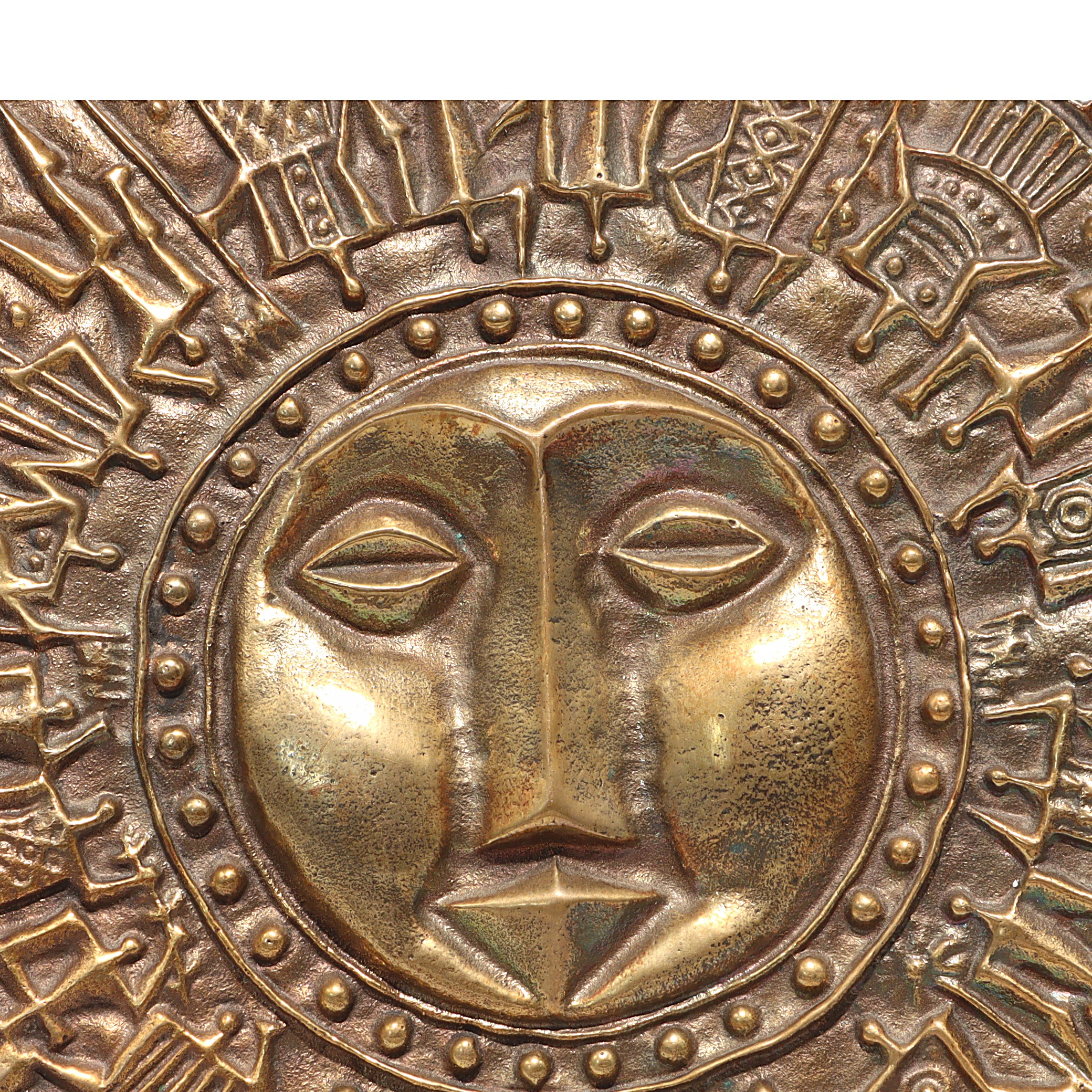 Thumbnail for Heavy Bronze Relief Vintage Papp Zoltan Hand Made Original