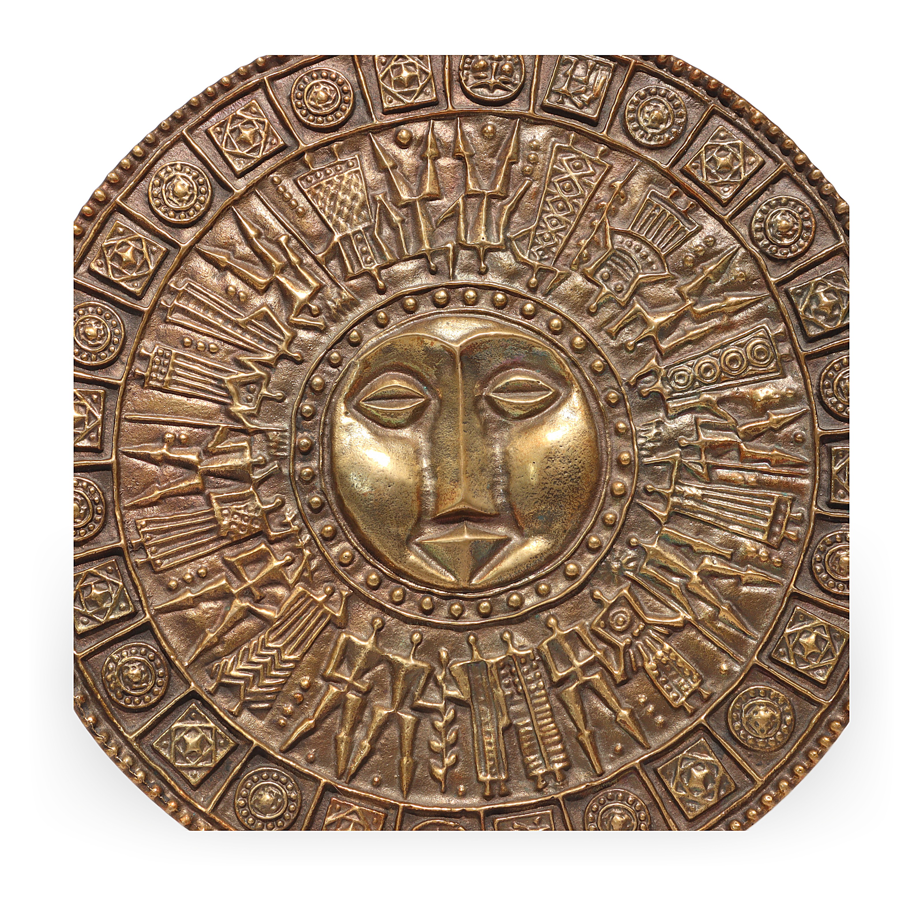 Thumbnail for Heavy Bronze Relief Vintage Papp Zoltan Hand Made Original