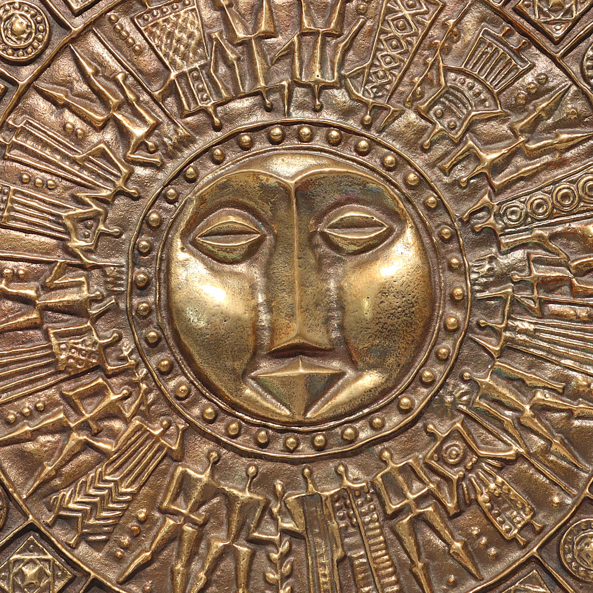 Thumbnail for Heavy Bronze Relief Vintage Papp Zoltan Hand Made Original