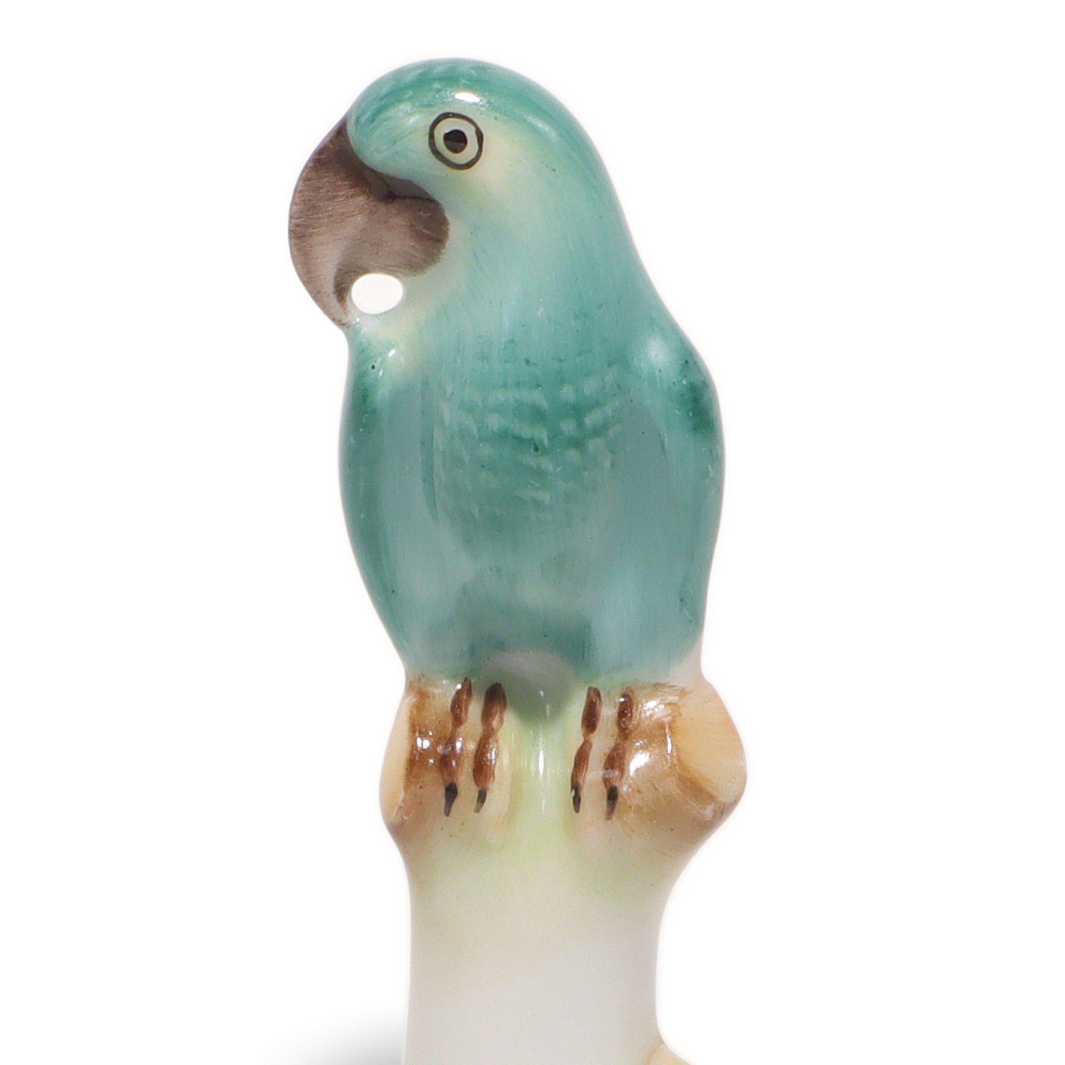 Thumbnail for Herend Bird Figurine - Vintage Porcelain Parrot Mid Century Modern Decor