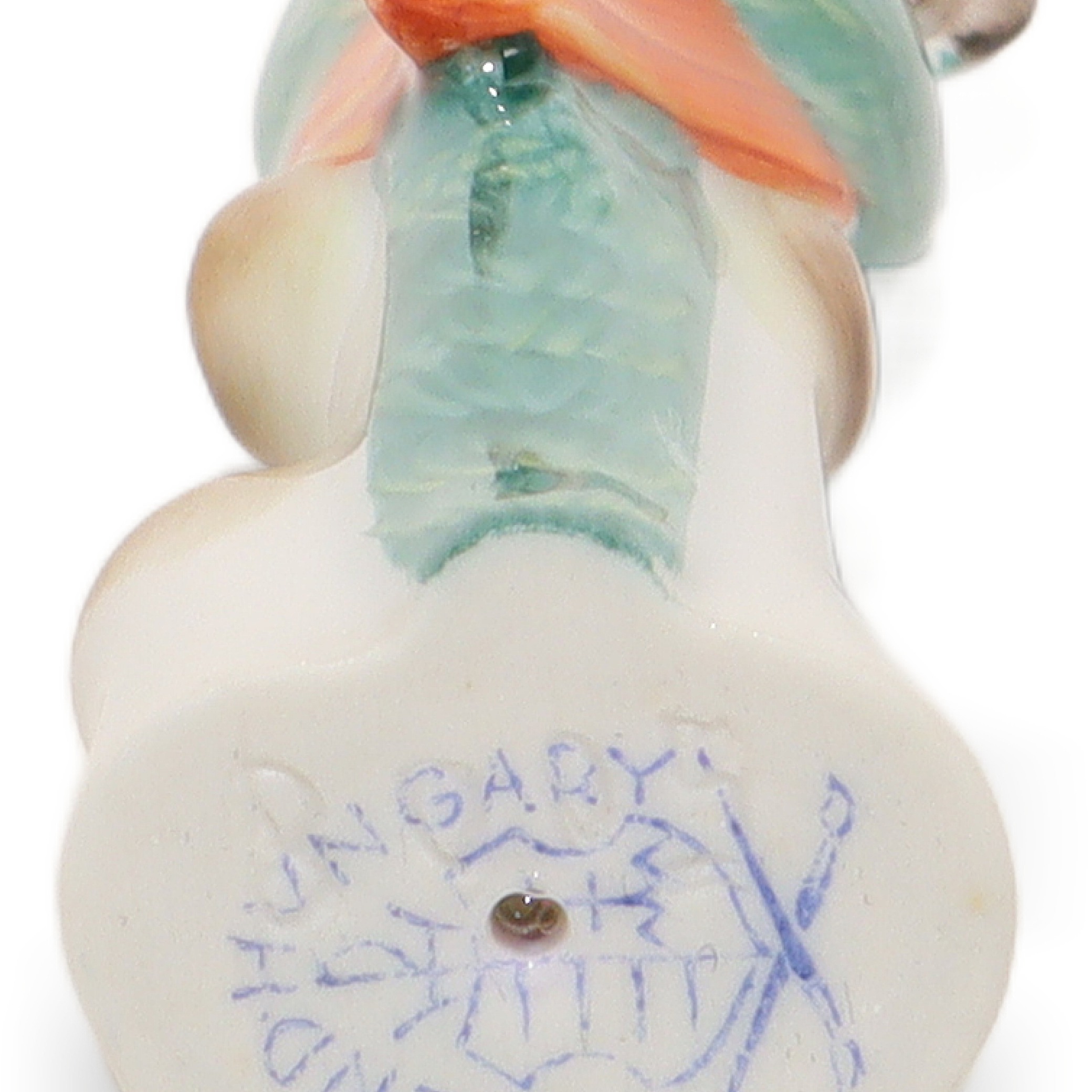 Thumbnail for Herend Bird Figurine - Vintage Porcelain Parrot Mid Century Modern Decor