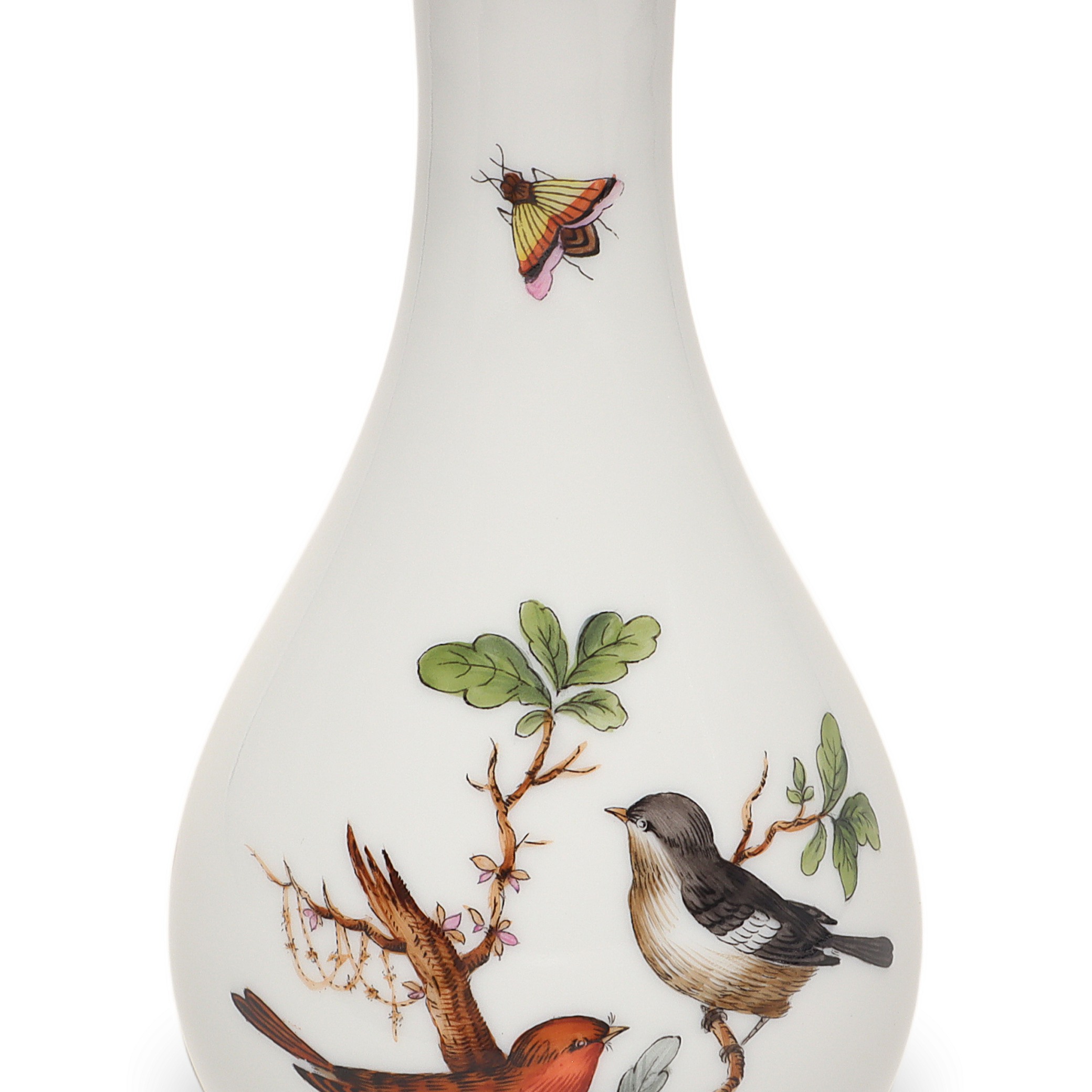 Thumbnail for Herend Rothschild Bud Vase Vintage Hand Painted Porcelain