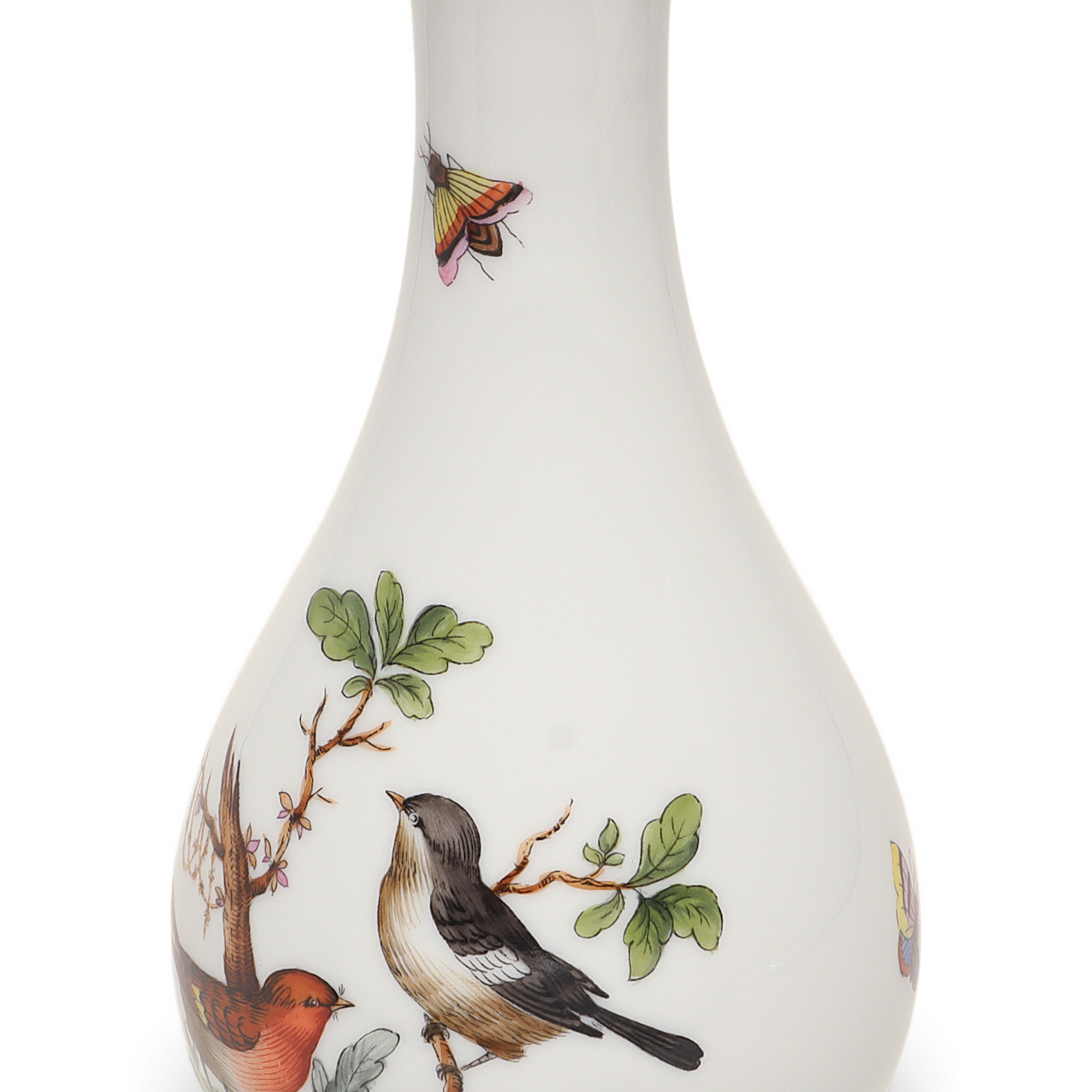 Thumbnail for Herend Rothschild Bud Vase Vintage Hand Painted Porcelain