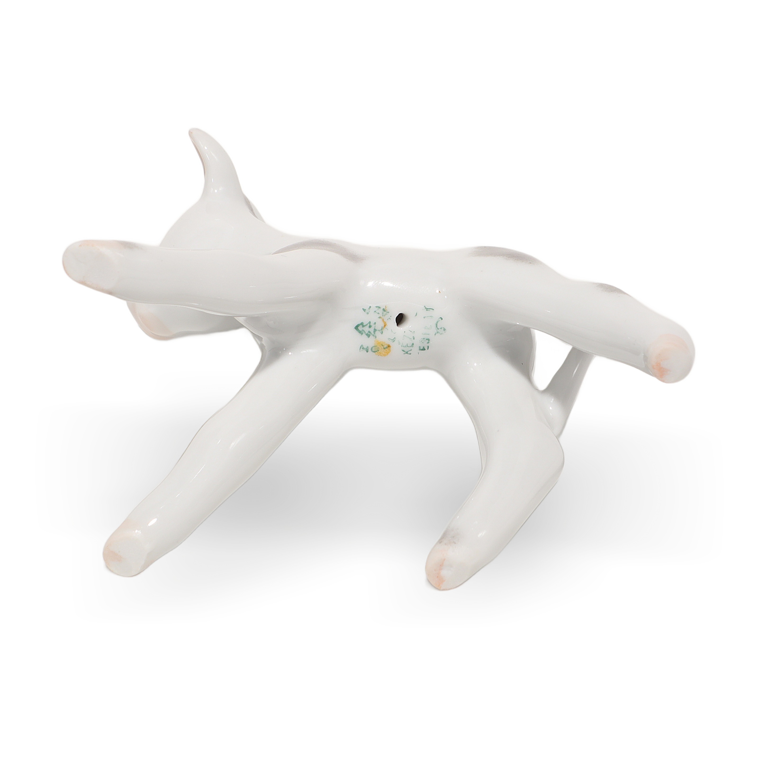 Thumbnail for Hollohaza Calf Figurine Vintage Hand Painted Porcelain