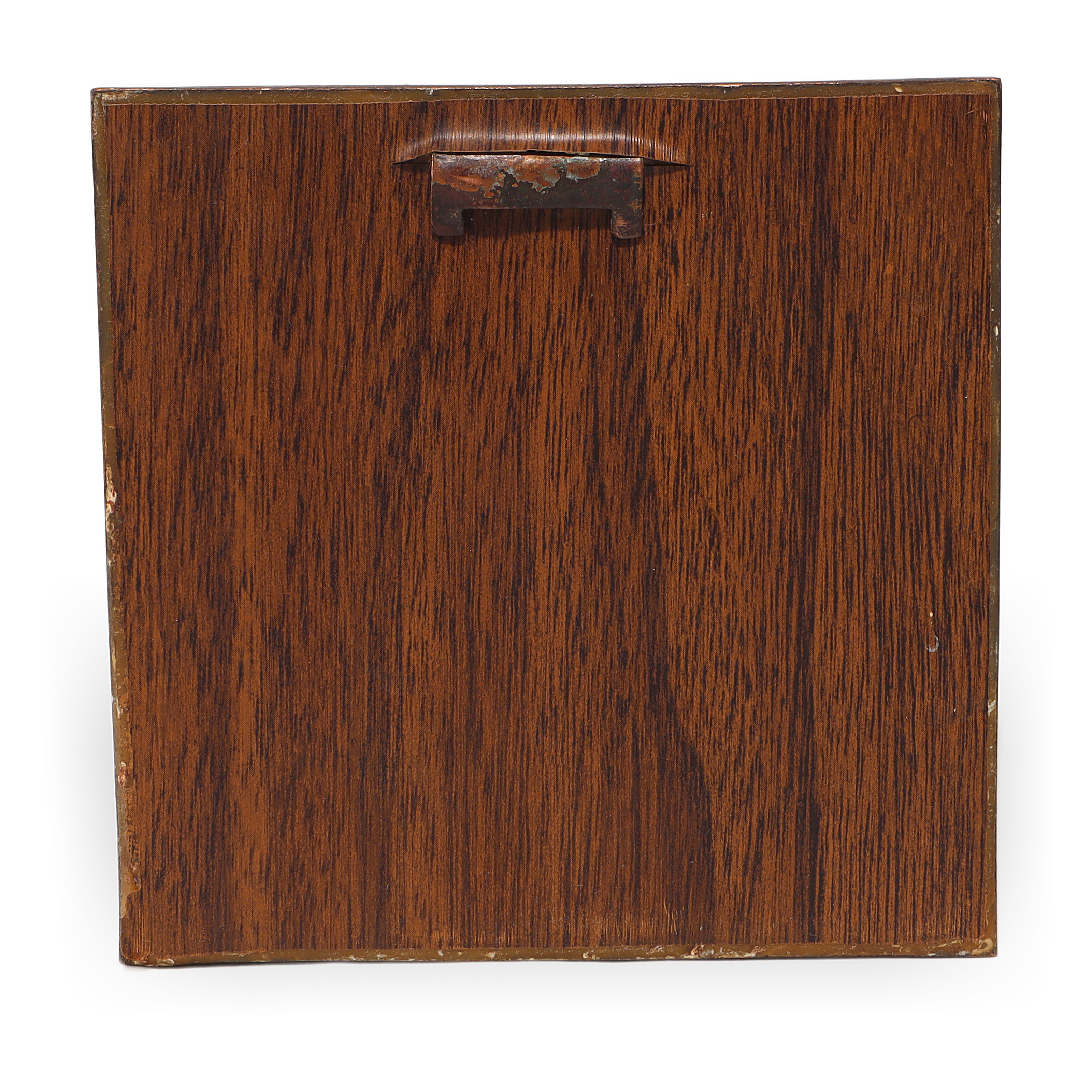 Copper Zodiac Relief Base Detailed View Thumbnail for Copper Zodiac Relief - Racz Edit Handmade Wall Plaques Virgo And Leo