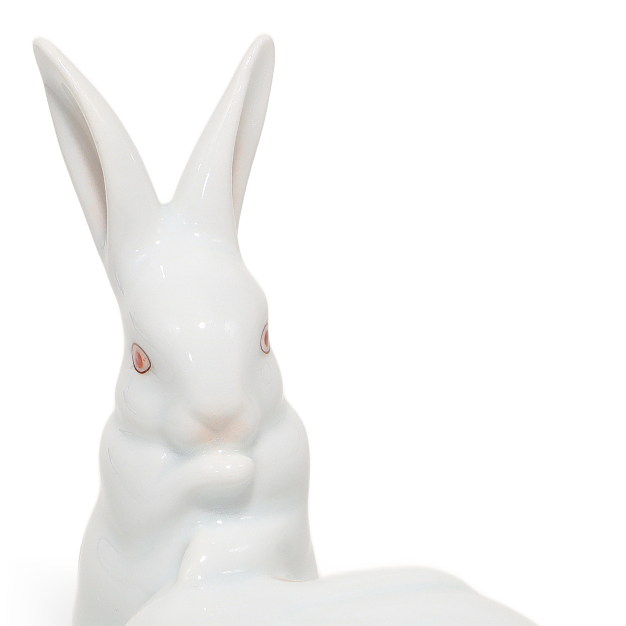 Vintage Herend Porcelain Bunny Rabbit Figurine Handpainted Collectible Decor Thumbnail for Vintage Herend Porcelain Bunny Rabbit Figurine Handpainted Collectible Decor