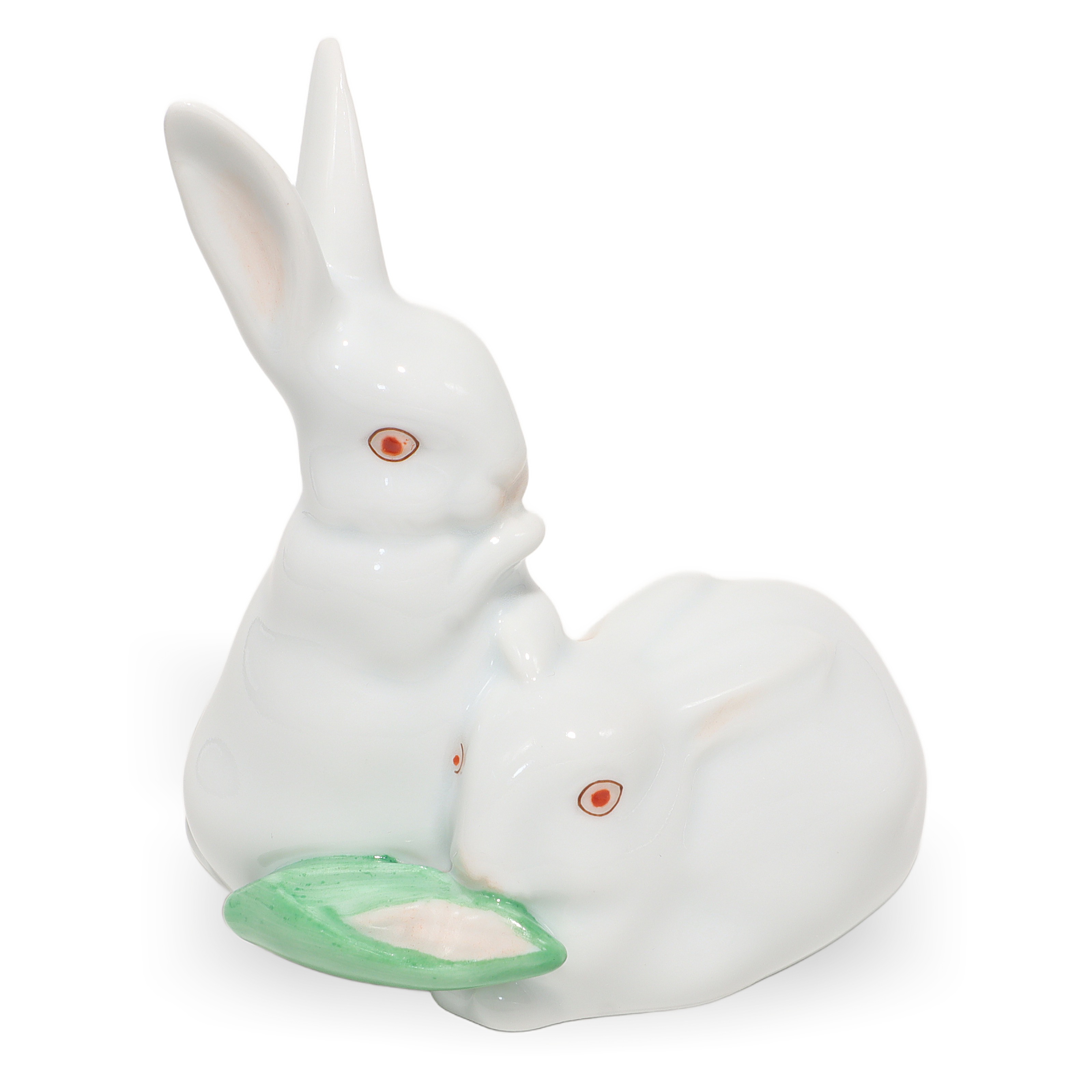 Vintage Herend Porcelain Bunny Rabbit Figurine Handpainted Collectible Decor Thumbnail for Vintage Herend Porcelain Bunny Rabbit Figurine Handpainted Collectible Decor