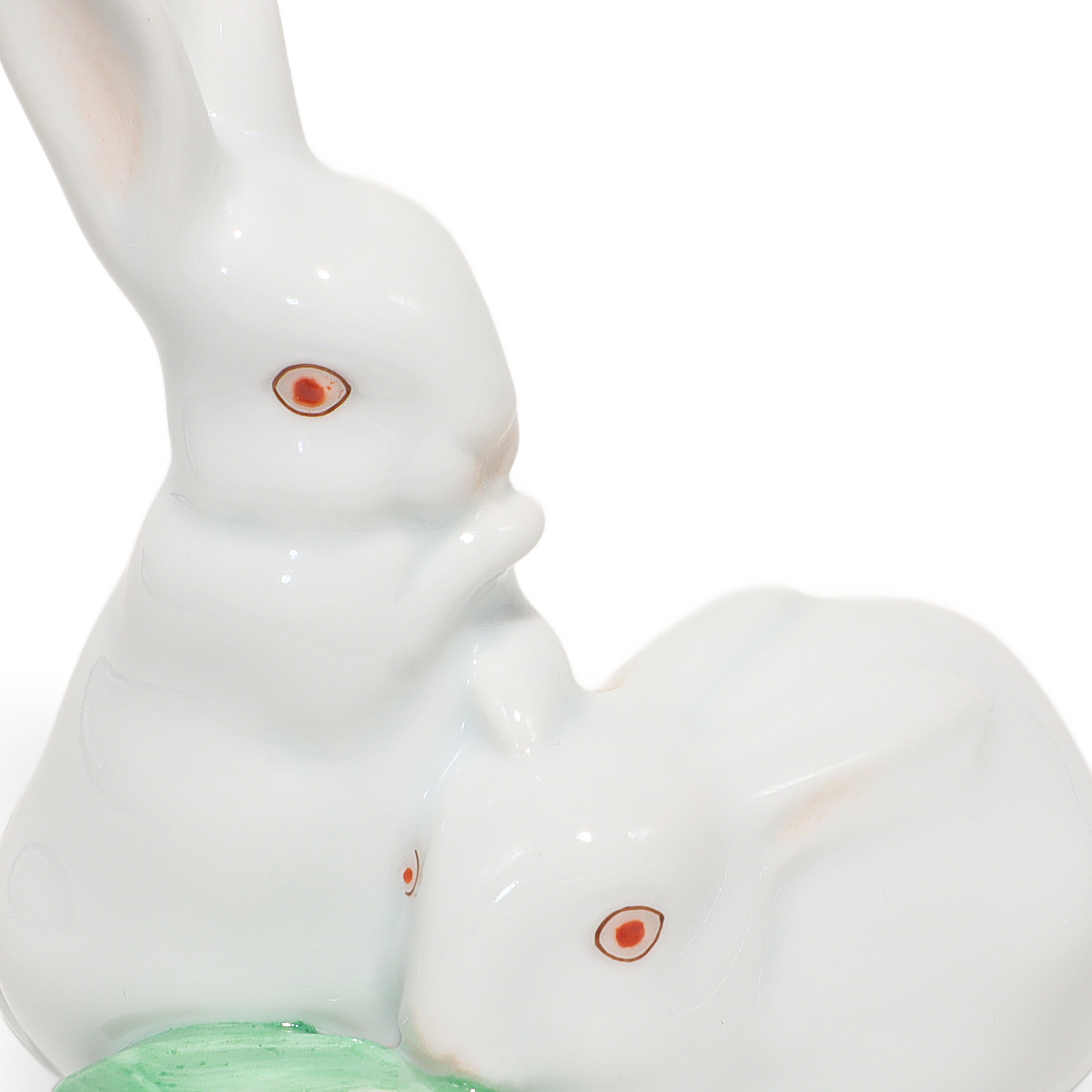 Vintage Herend Porcelain Bunny Rabbit Figurine Handpainted Collectible Decor Thumbnail for Vintage Herend Porcelain Bunny Rabbit Figurine Handpainted Collectible Decor
