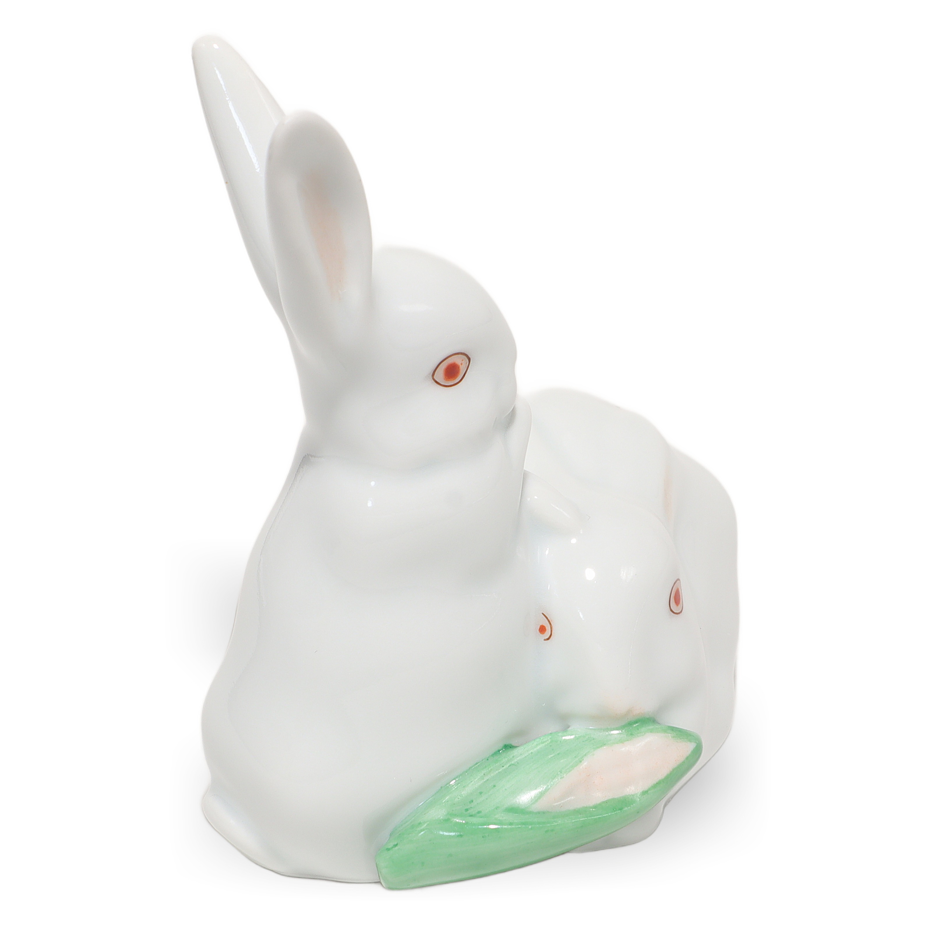 Vintage Herend Porcelain Bunny Rabbit Figurine Handpainted Collectible Decor Thumbnail for Vintage Herend Porcelain Bunny Rabbit Figurine Handpainted Collectible Decor
