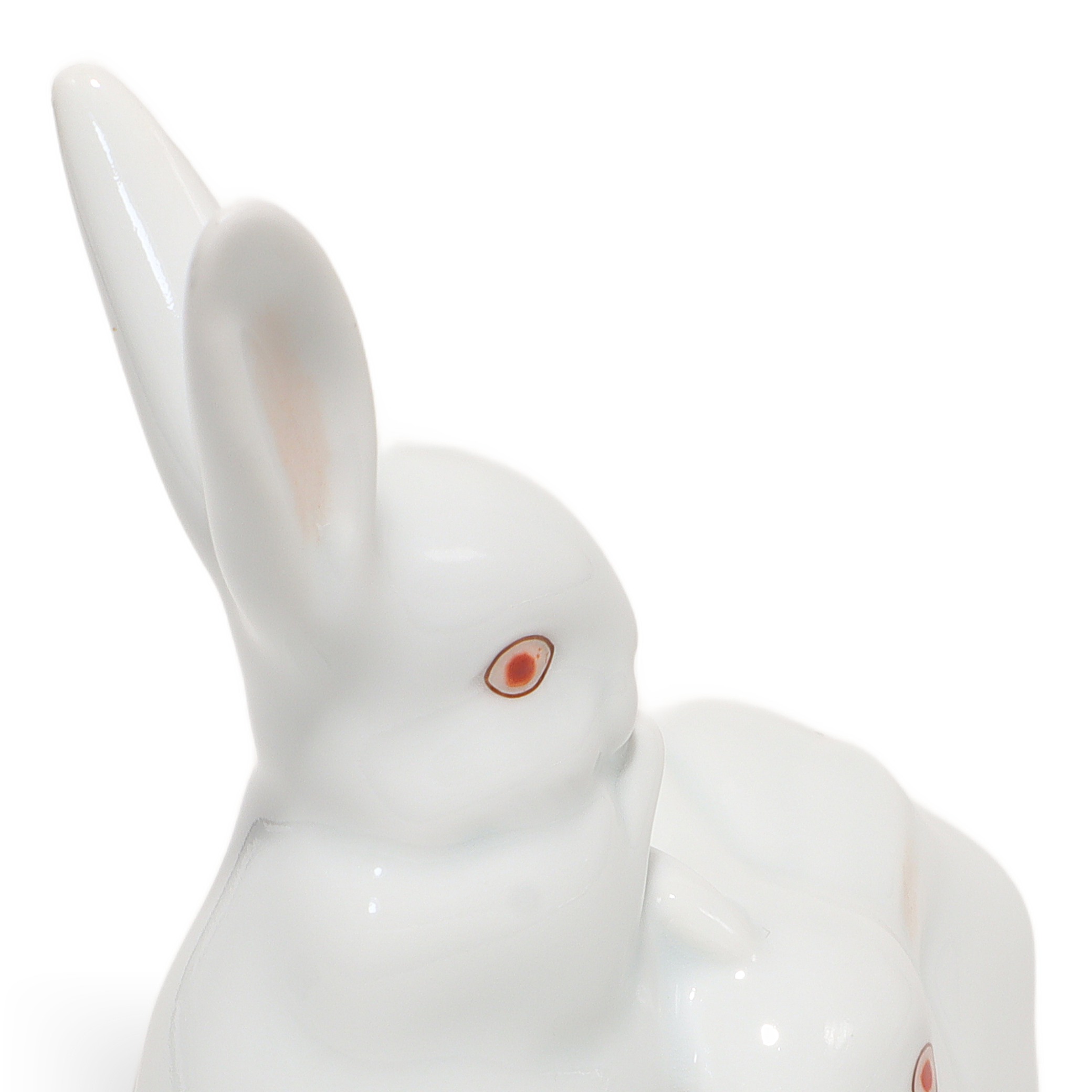 Vintage Herend Porcelain Bunny Rabbit Figurine Handpainted Collectible Decor Thumbnail for Vintage Herend Porcelain Bunny Rabbit Figurine Handpainted Collectible Decor