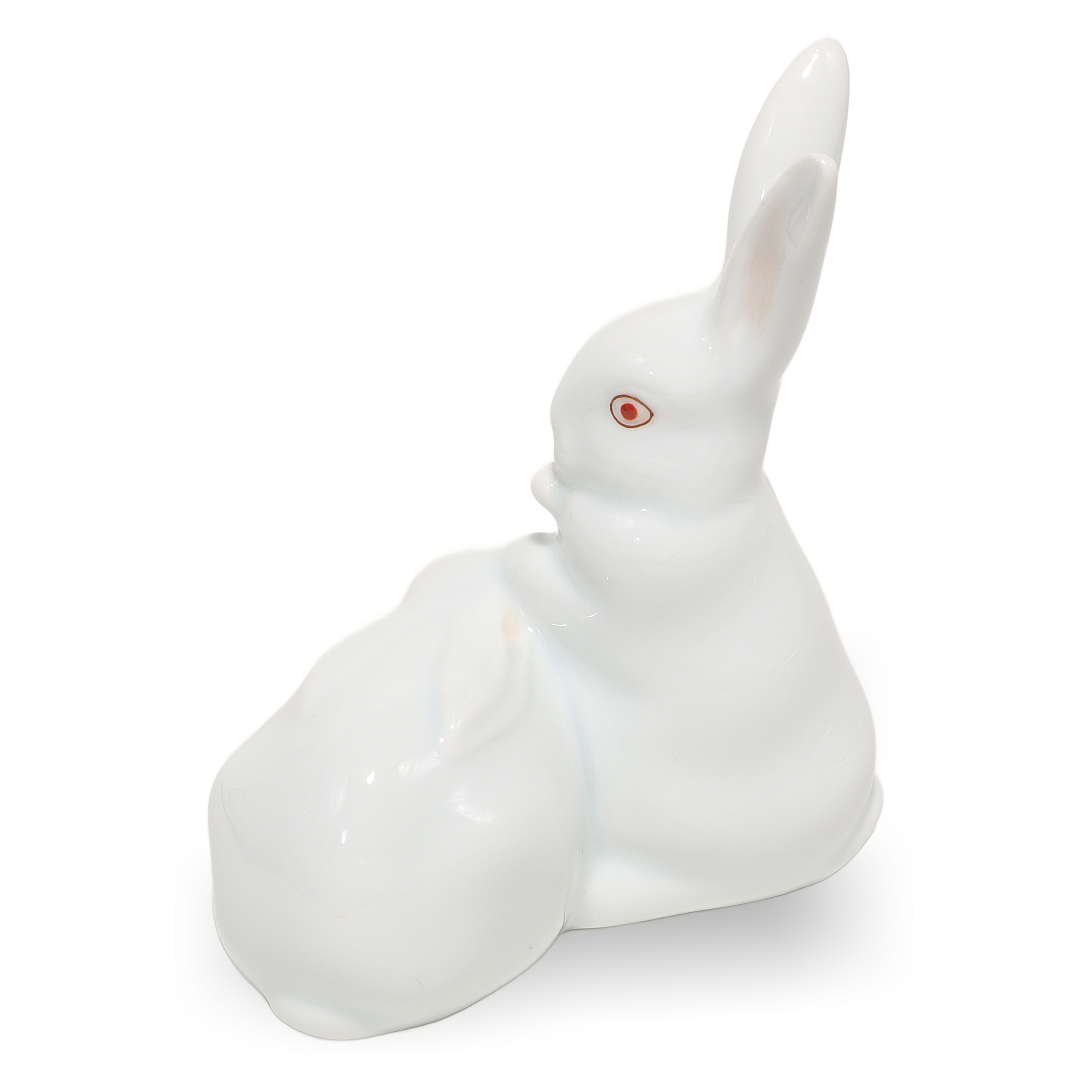 Vintage Herend Porcelain Bunny Rabbit Figurine Handpainted Collectible Decor Thumbnail for Vintage Herend Porcelain Bunny Rabbit Figurine Handpainted Collectible Decor