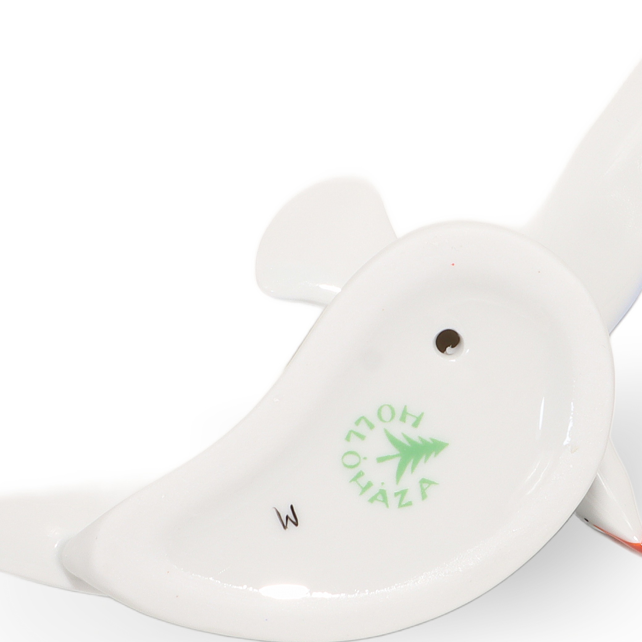 Thumbnail for Vintage Hollohaza Porcelain Seagull Figurine - Art Deco Bird