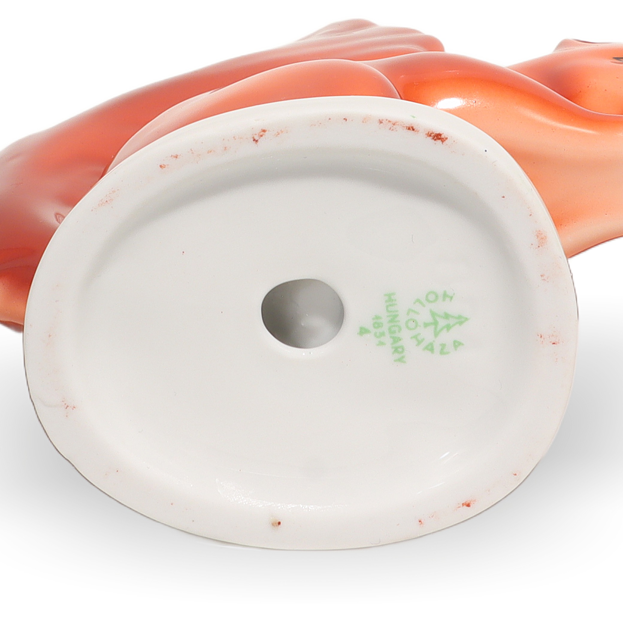 Thumbnail for Vintage Hollohaza Porcelain Squirrel Figurine - Mid Century Modern Decor