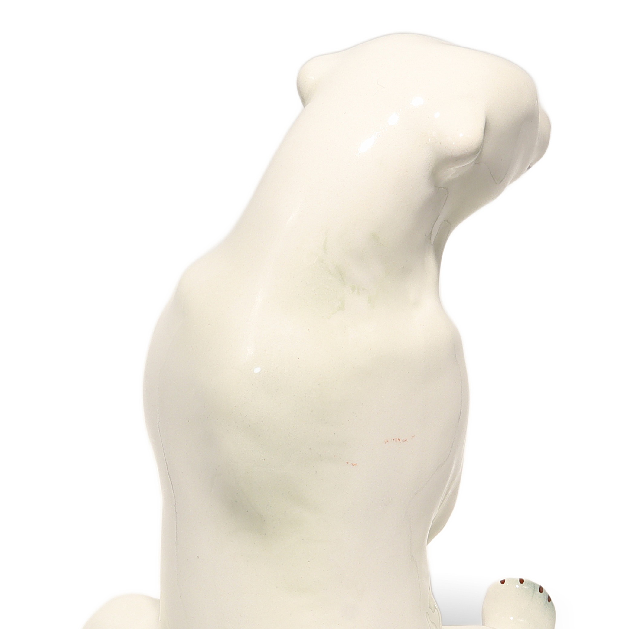 Thumbnail for Vintage Polar Bear Porcelain Figurine Aquincum