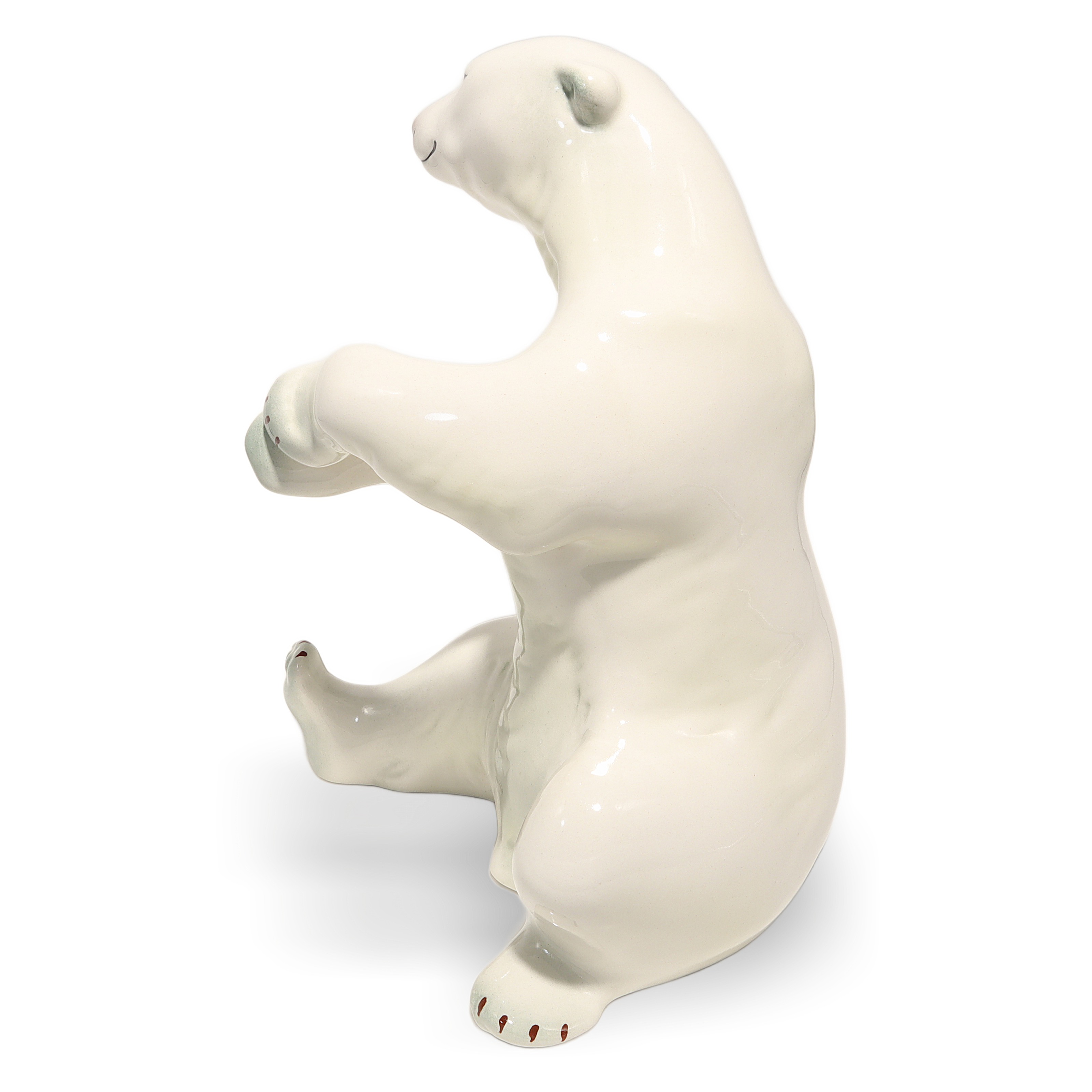 Thumbnail for Vintage Polar Bear Porcelain Figurine Aquincum