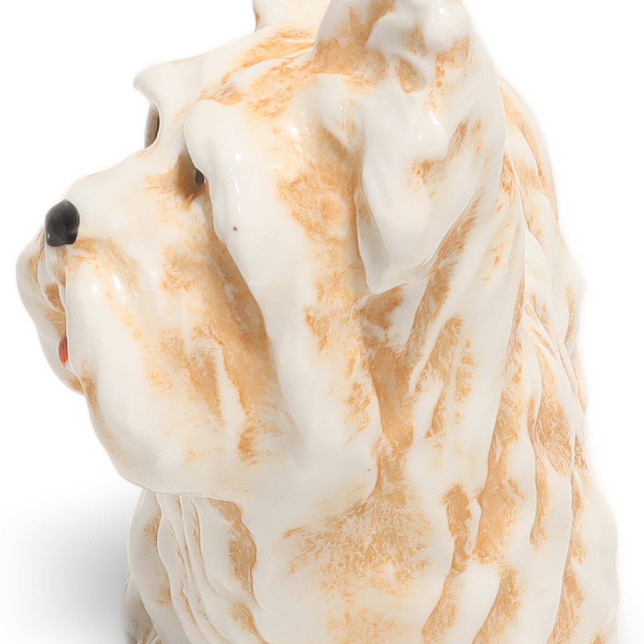 Thumbnail for Vintage Terrier Dog Figurine Mid Century Animal Collectible Beige Japanese Porcelain