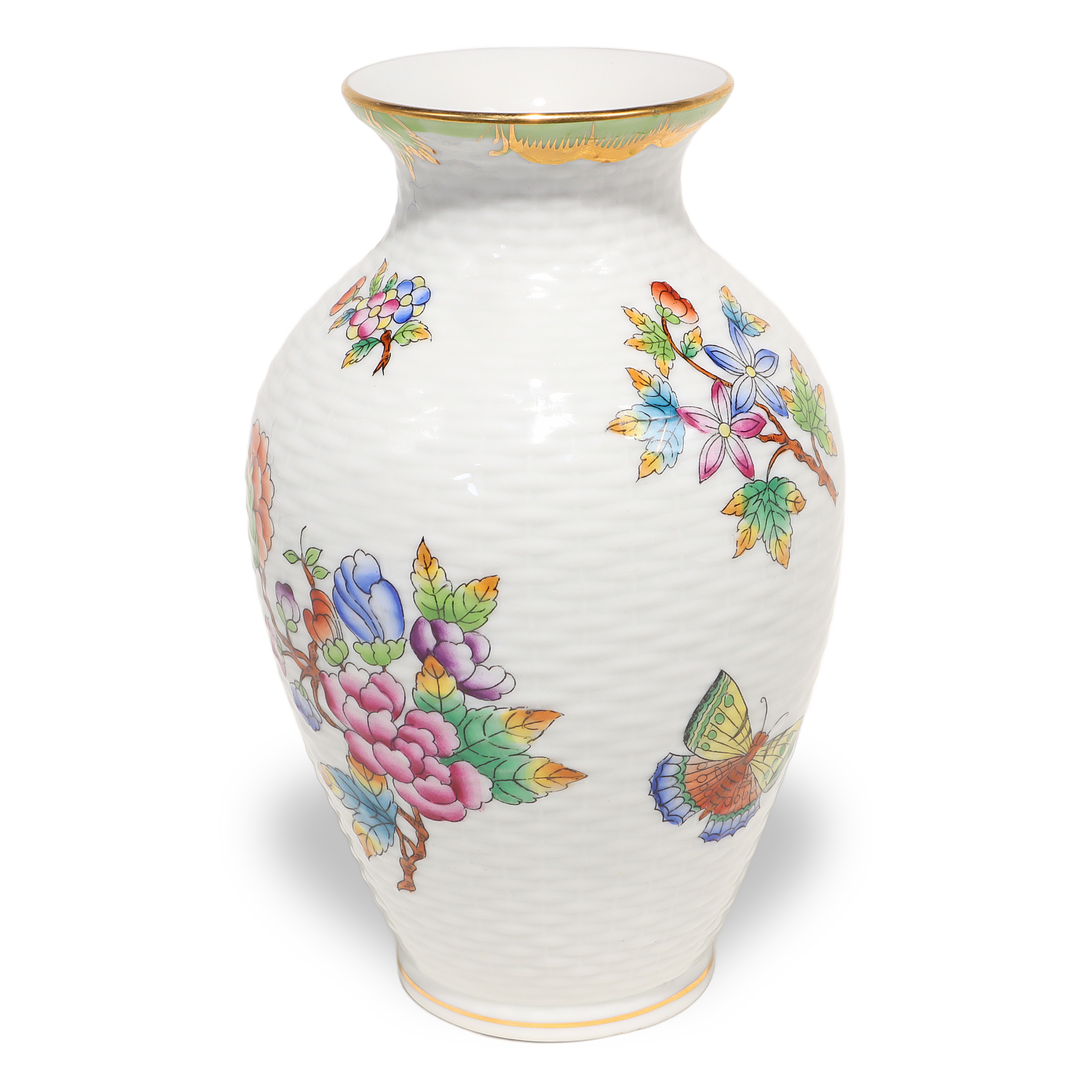 herend-queen-victoria-vase-braided-vintage-hand-painted-floral-vessel-gold-rim-04.jpg
